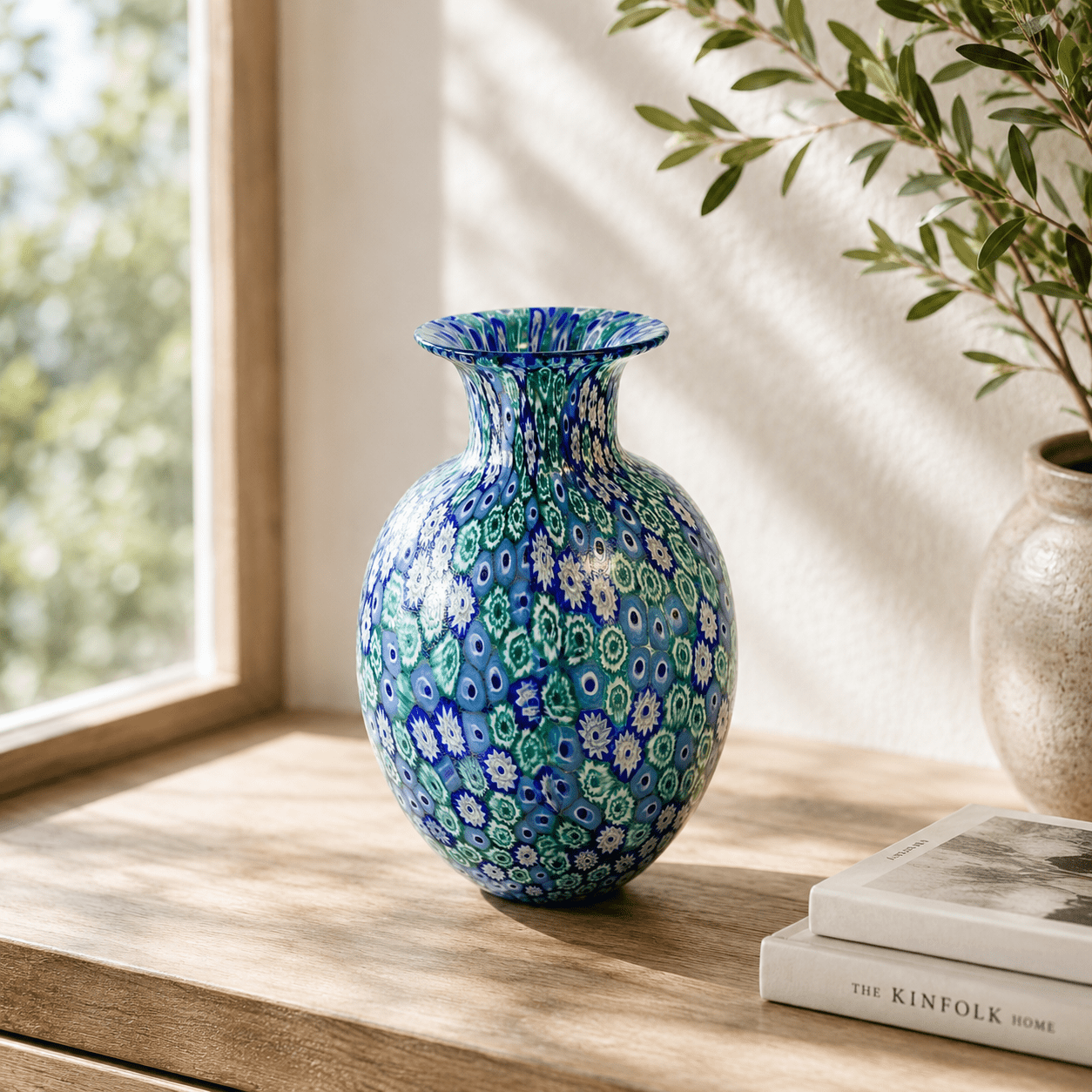 Splendente Murano Glass Vase - Wisteria
