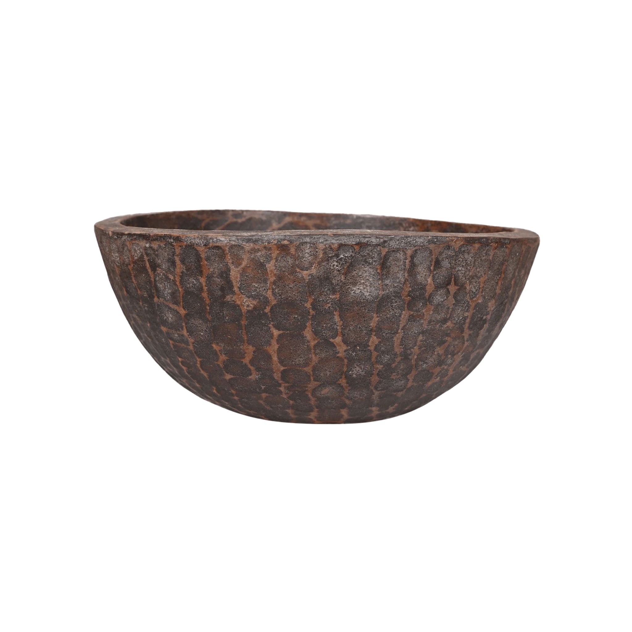 Rustic Teak Artisan Bowl