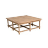 Barley Twist Coffee Table Large Square Birch Full View