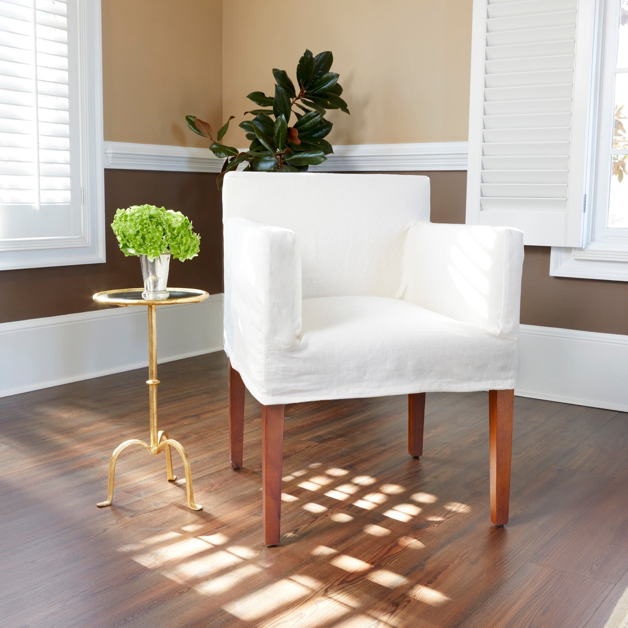 Slipcovered Accent Chair