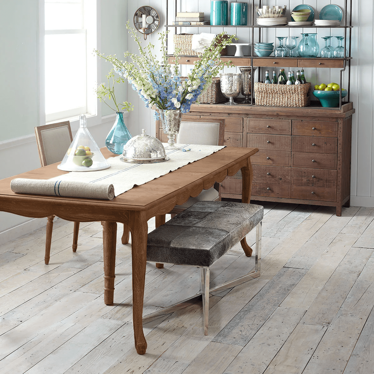 French Country Dining Table - Weathered - Wisteria