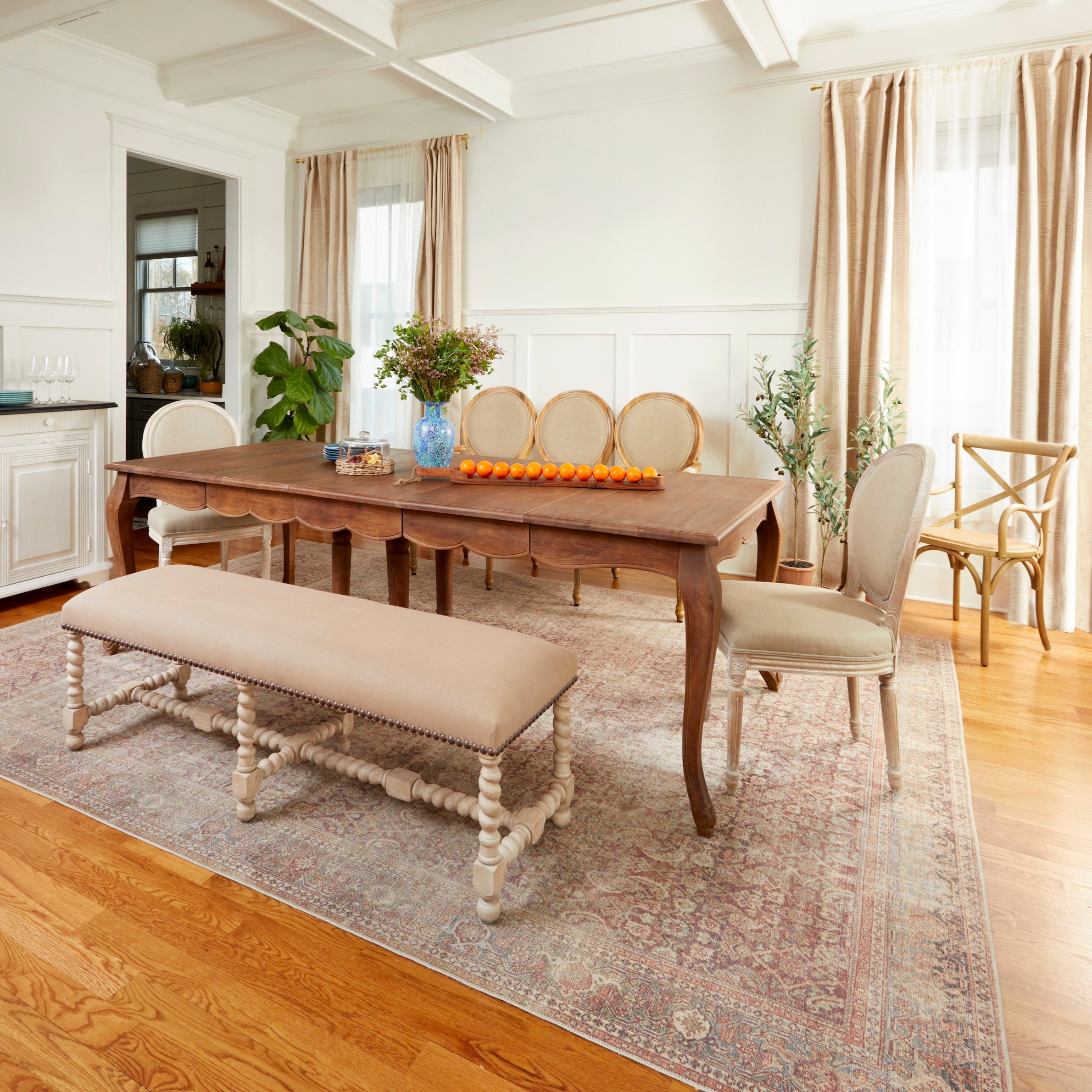 French Country Dining Table -  Weathered
