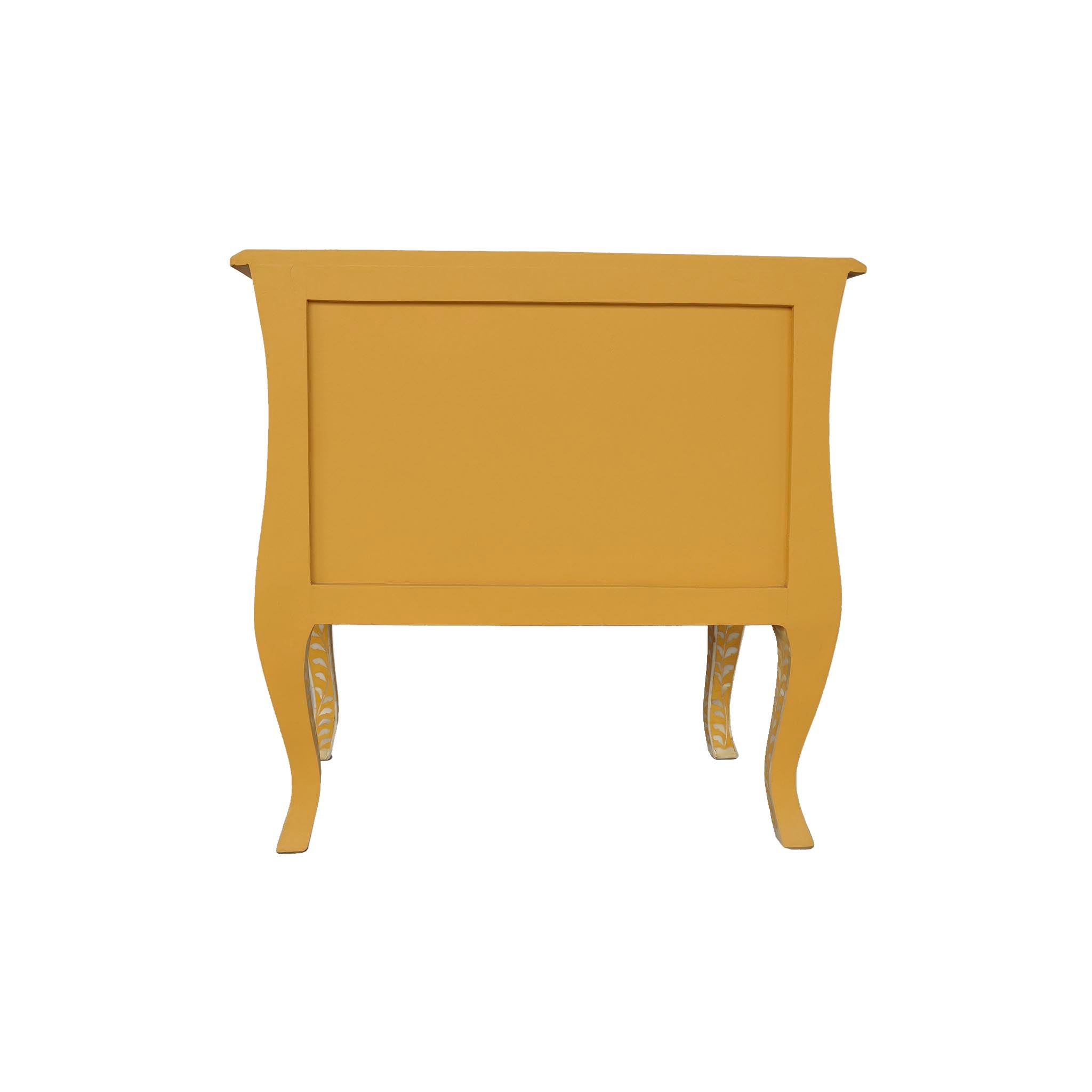 Riad Inlay Nightstand in Gold