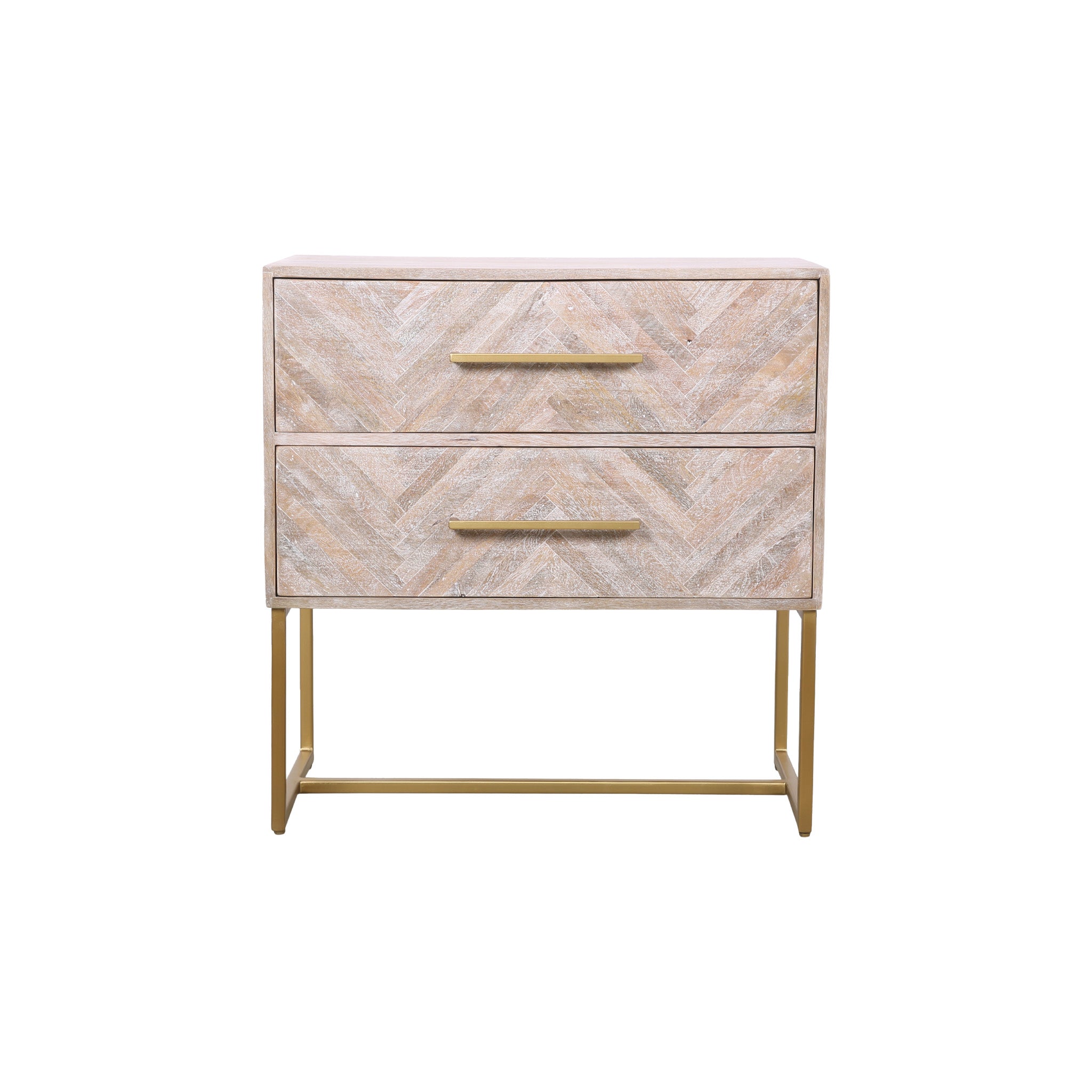 Modern Petite Herringbone Chest