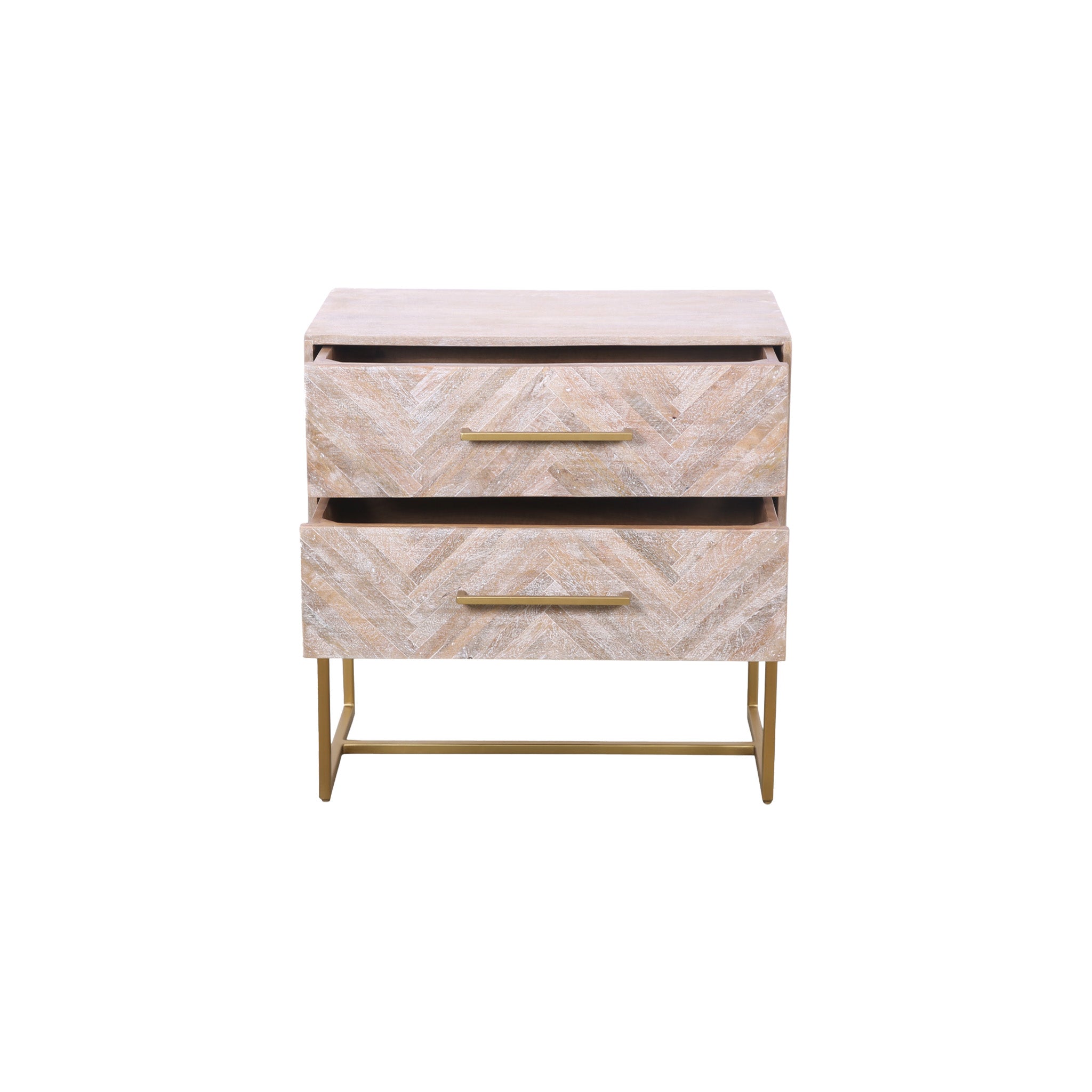 Modern Petite Herringbone Chest