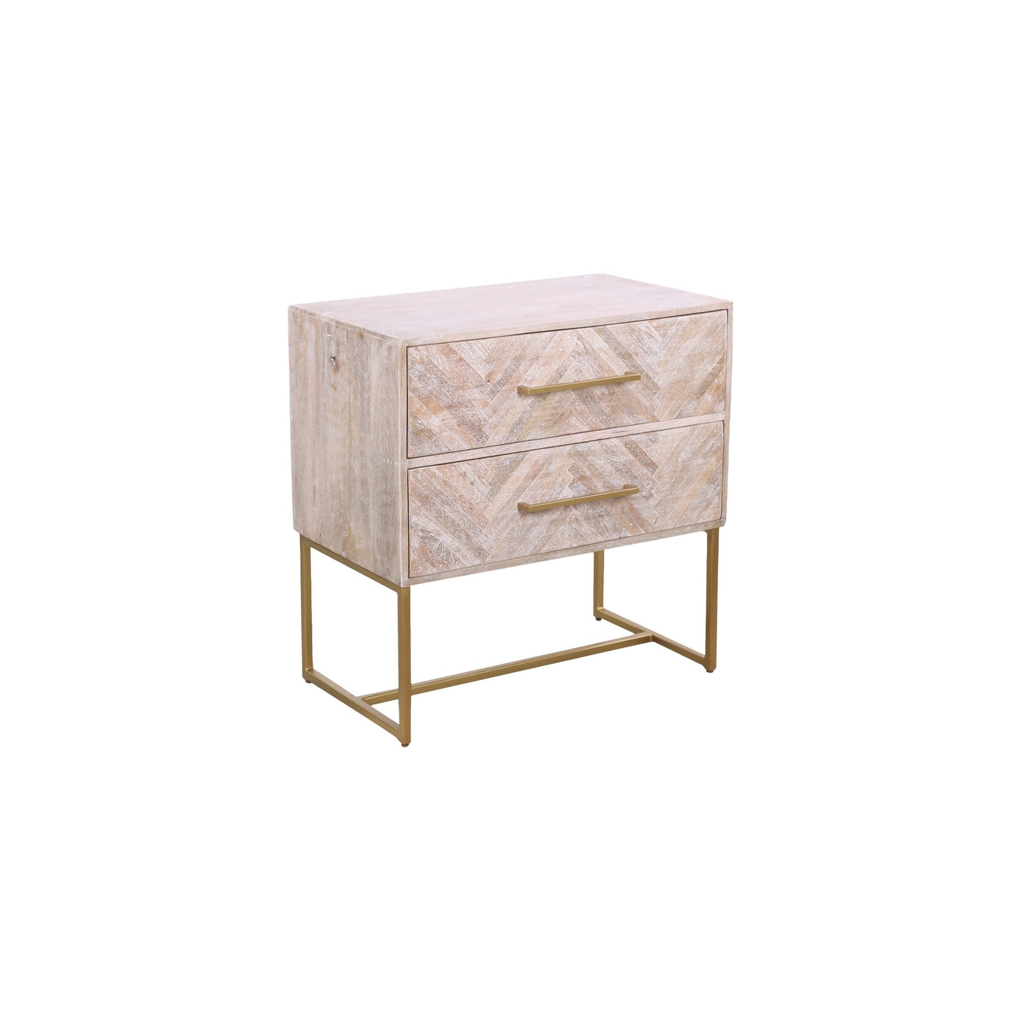 Modern Petite Herringbone Chest