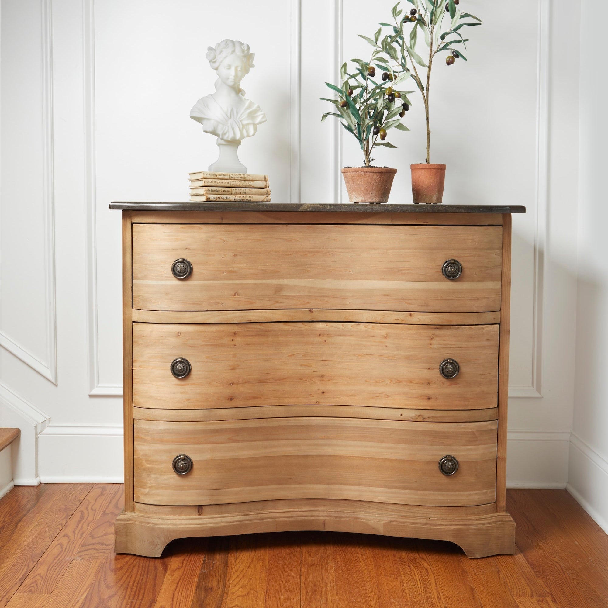 Swedish Bowfront Chest