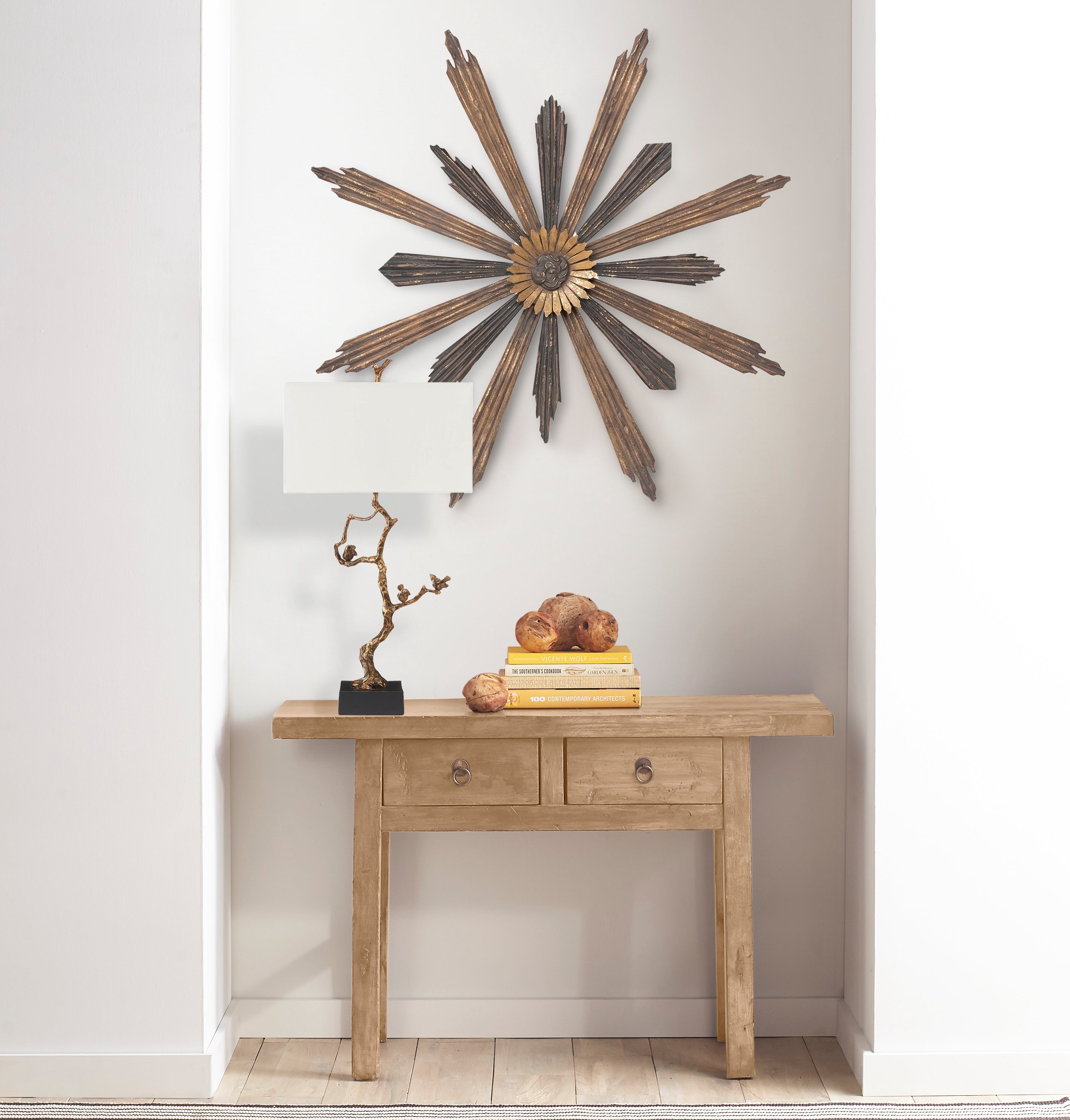 Vintage Chinese Butcher's Accent Table