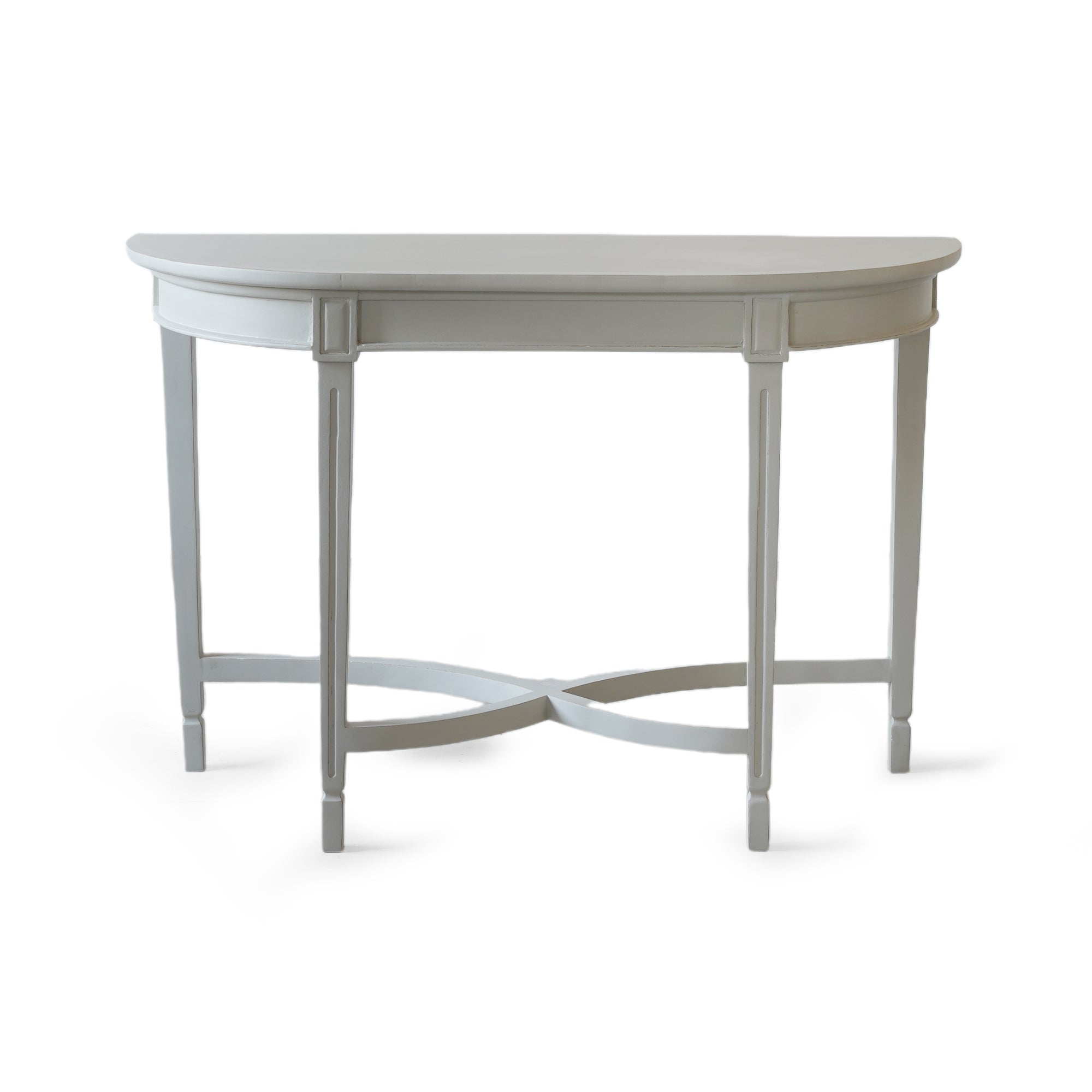 18th Century Gustavian Demilune Console