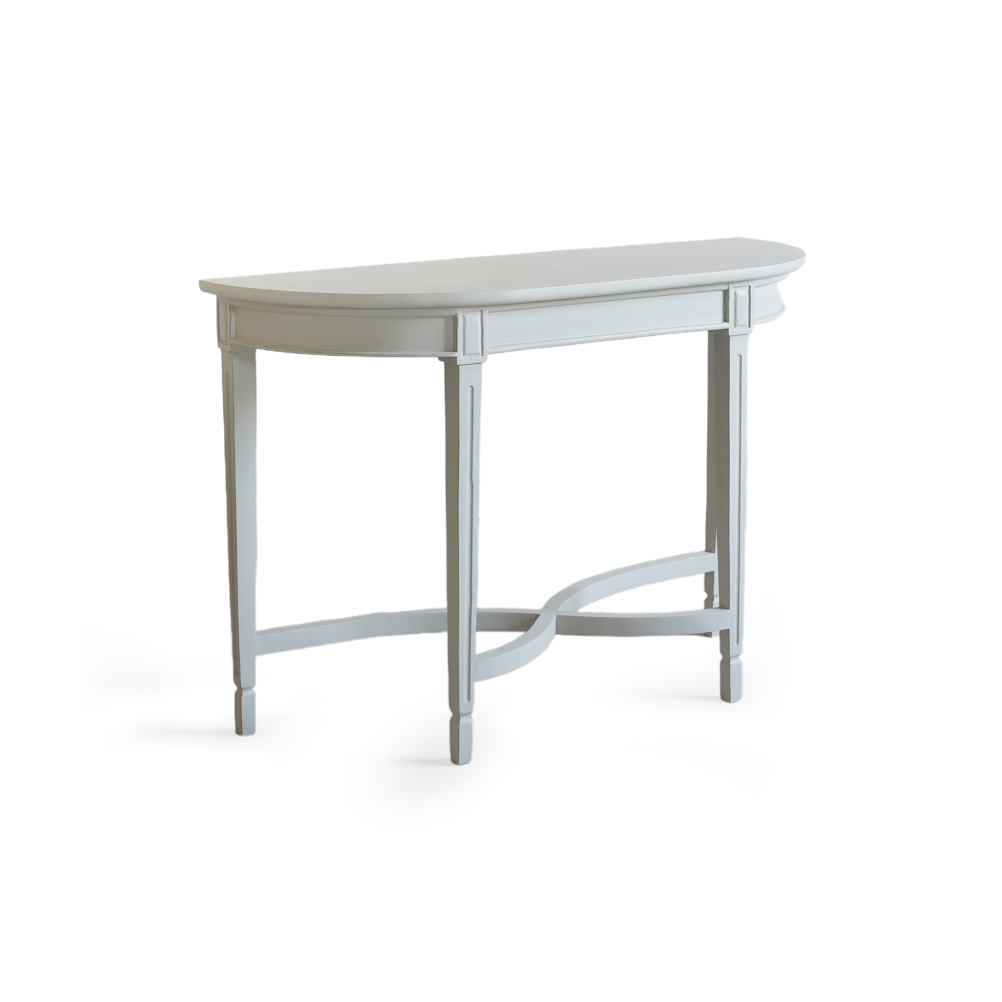 18th Century Gustavian Demilune Console