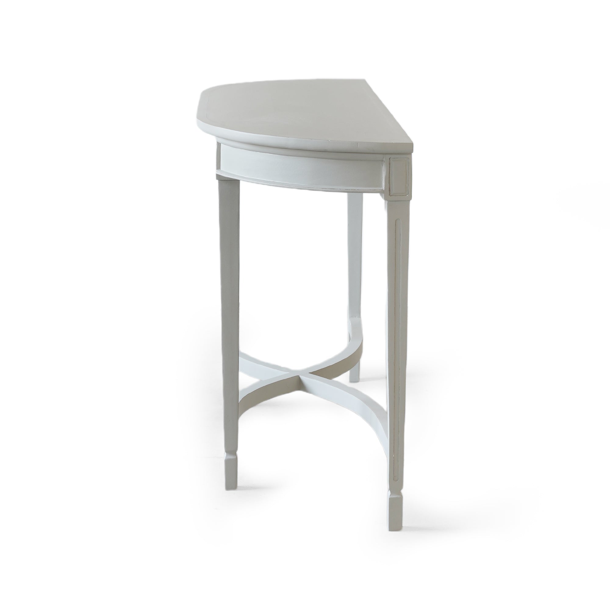 18th Century Gustavian Demilune Console