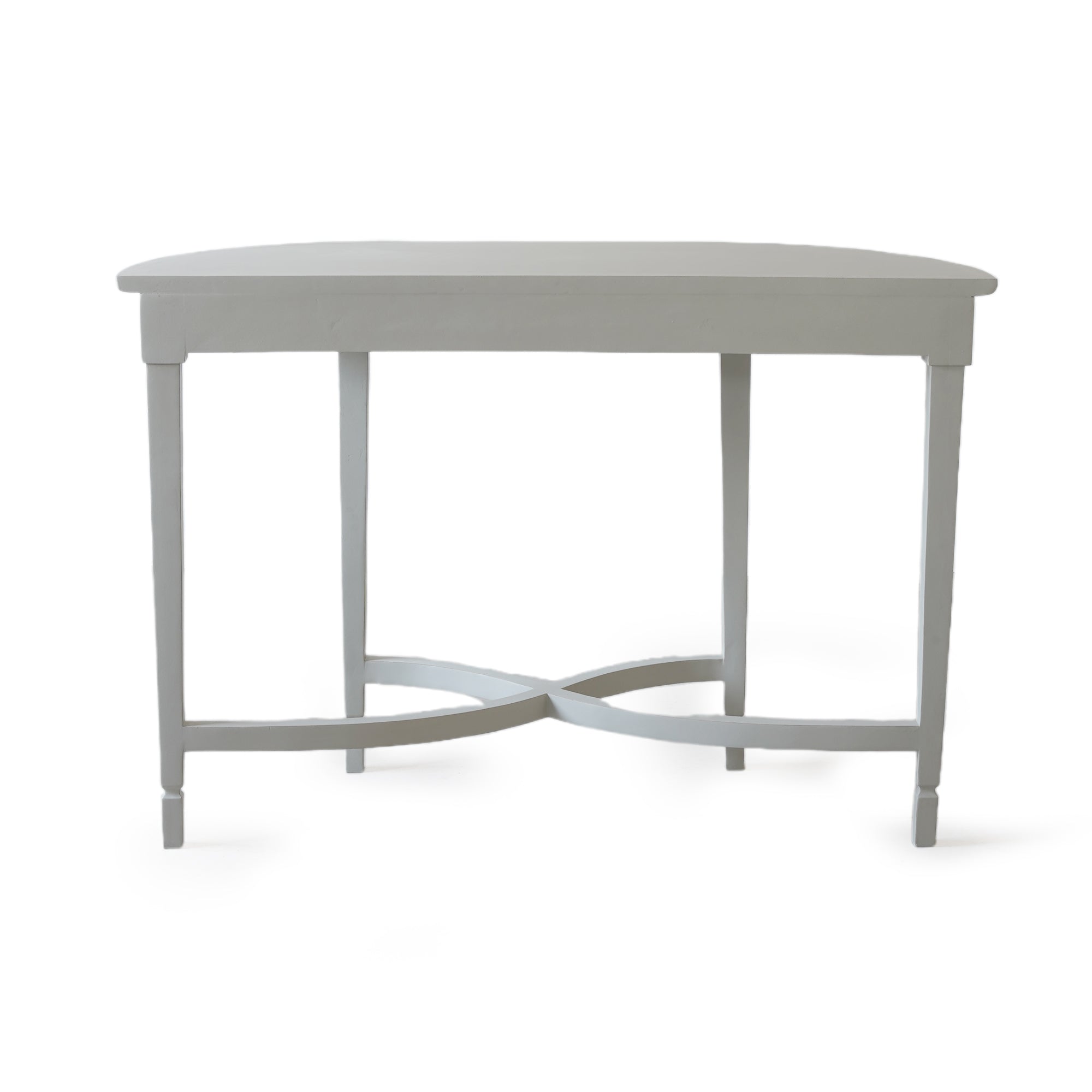 18th Century Gustavian Demilune Console