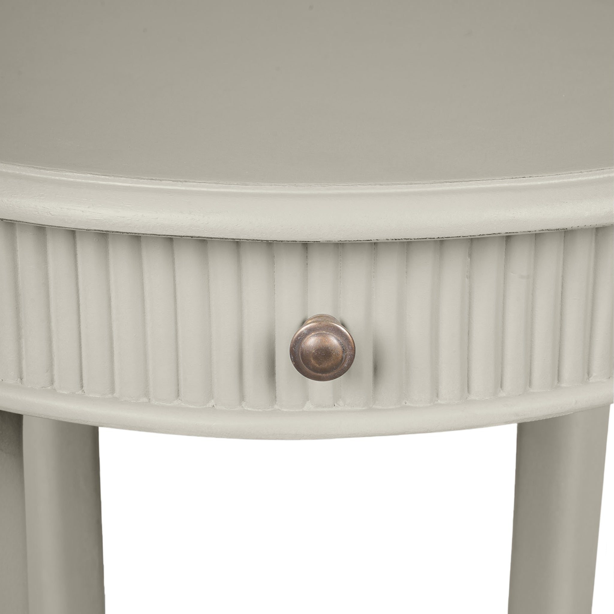 Gustavian Round Neoclassical Accent Table
