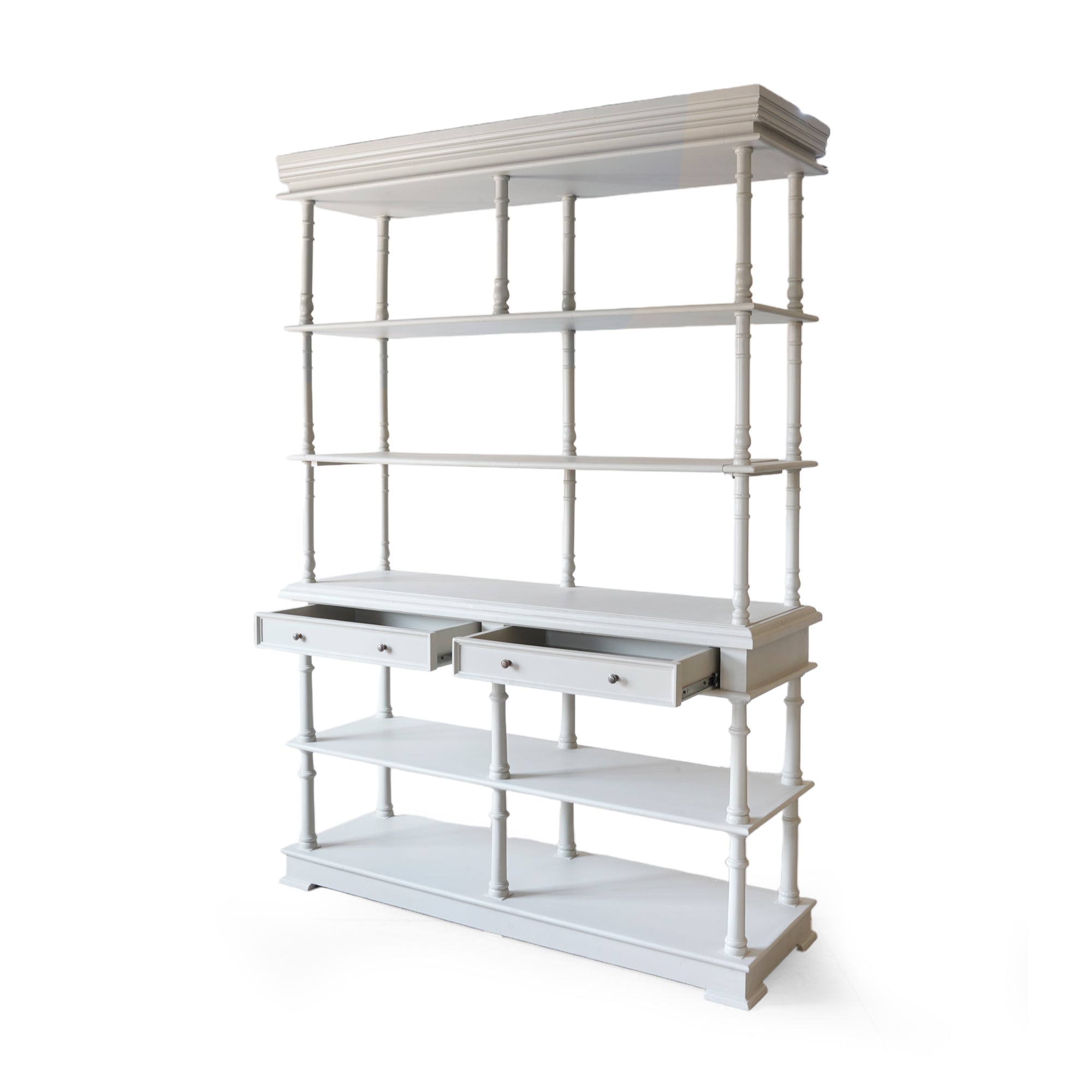 Gustavian Open Shelf Unit