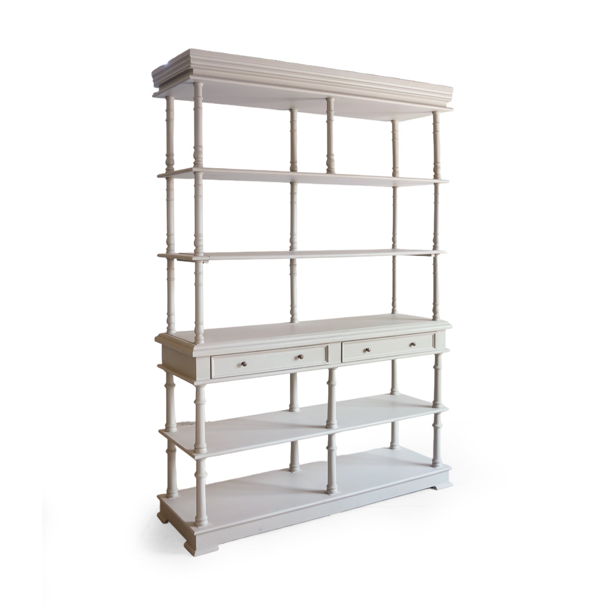 Gustavian Open Shelf Unit