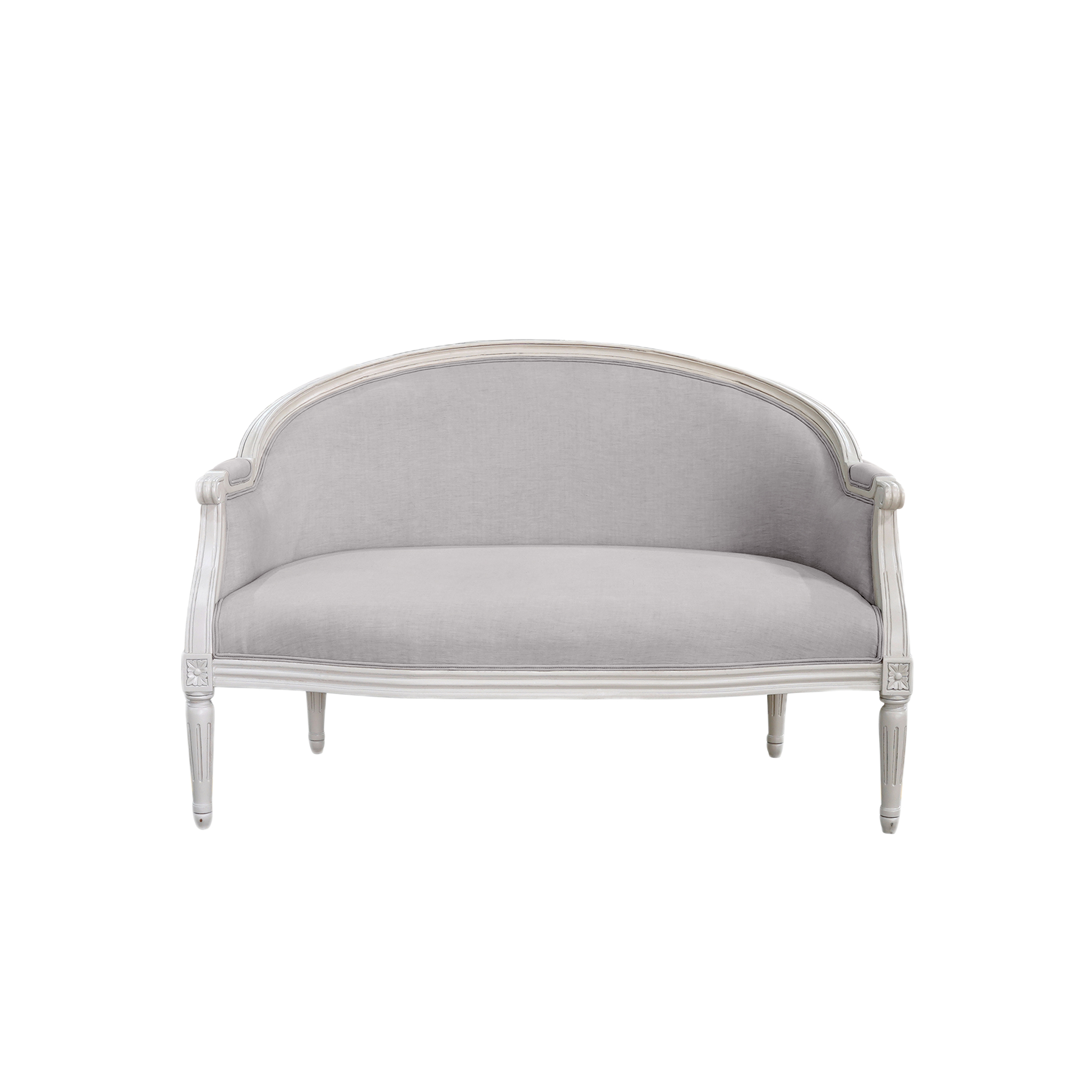 Gustavian Classic Barrel Loveseat