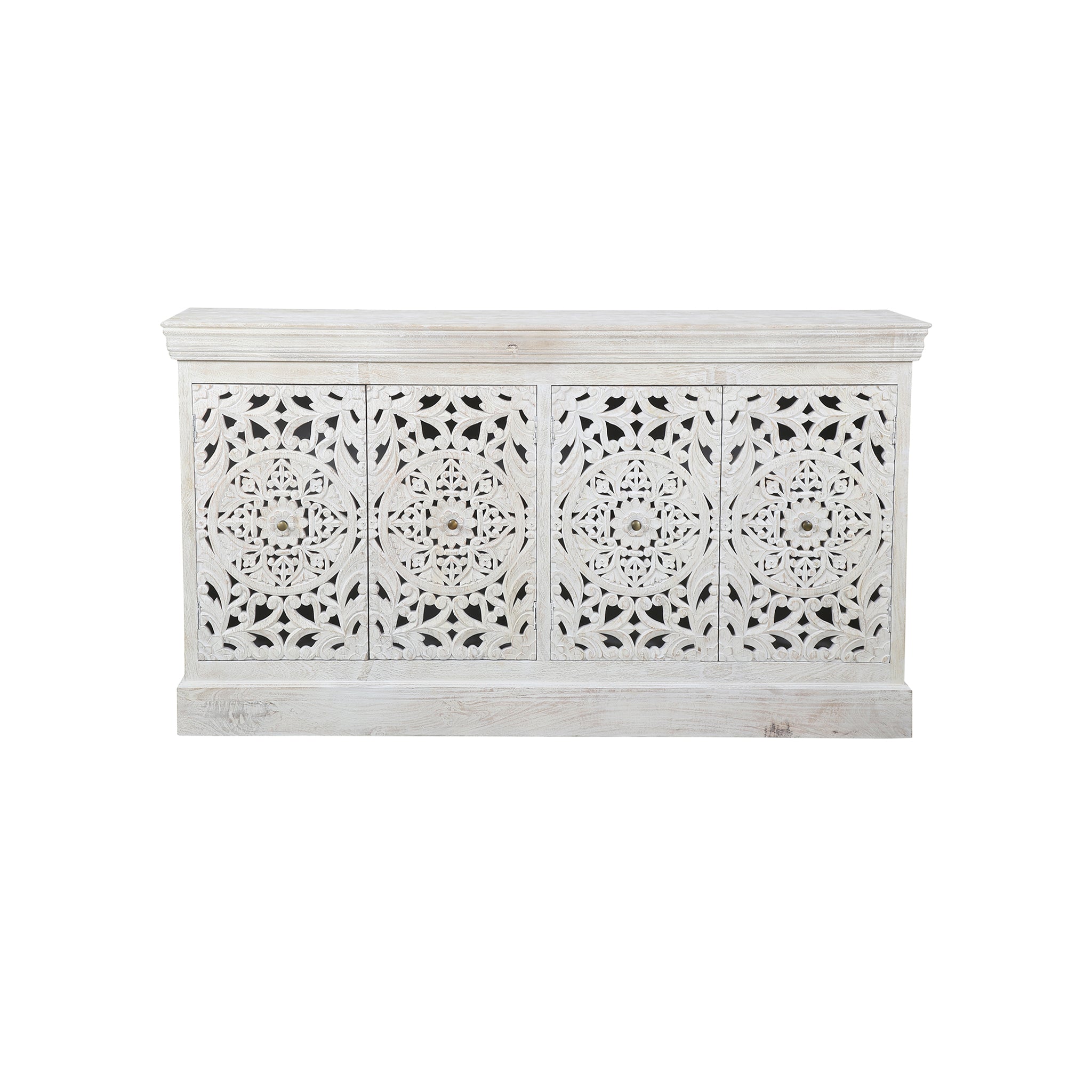 Anjula Carved Wood Sideboard