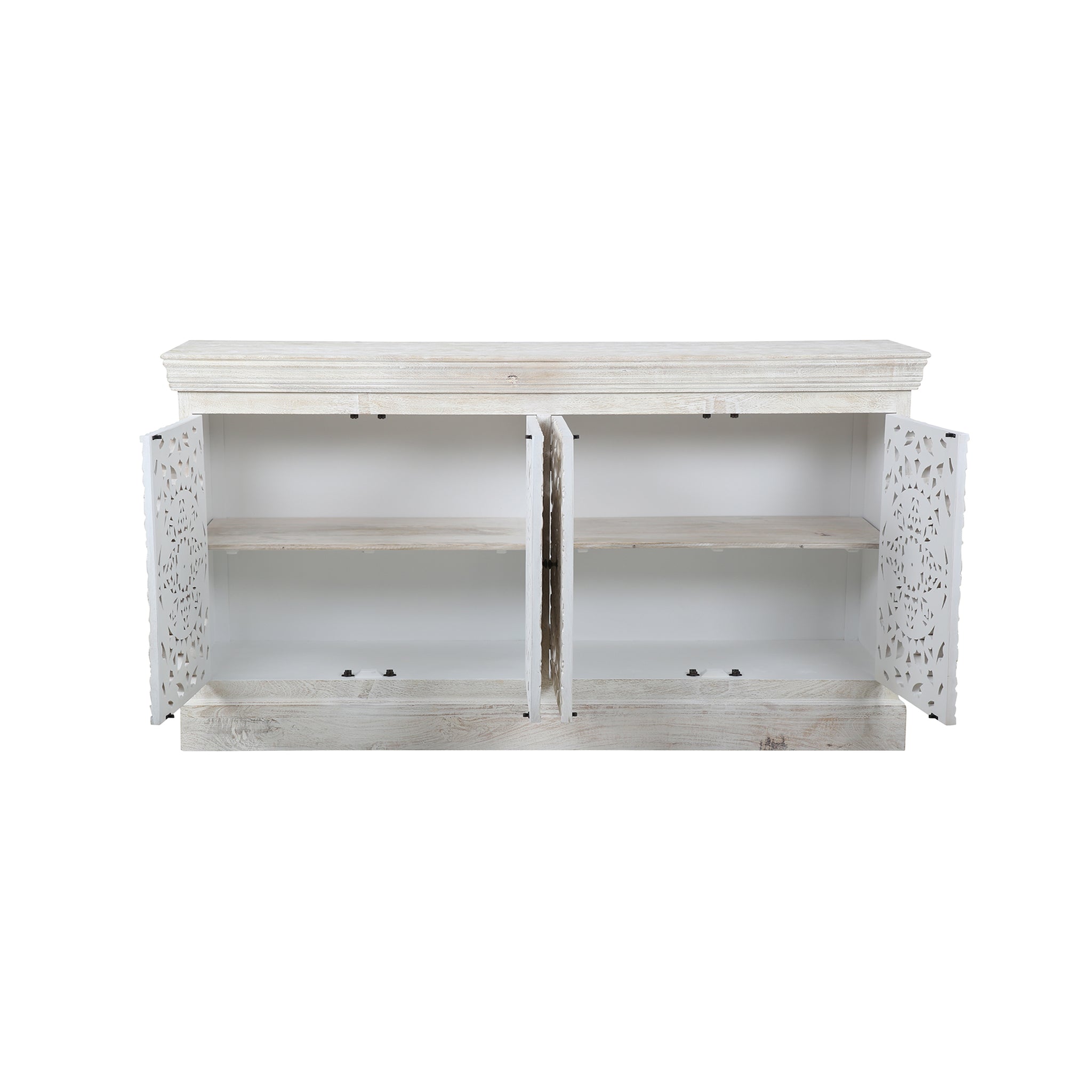 Anjula Carved Wood Sideboard