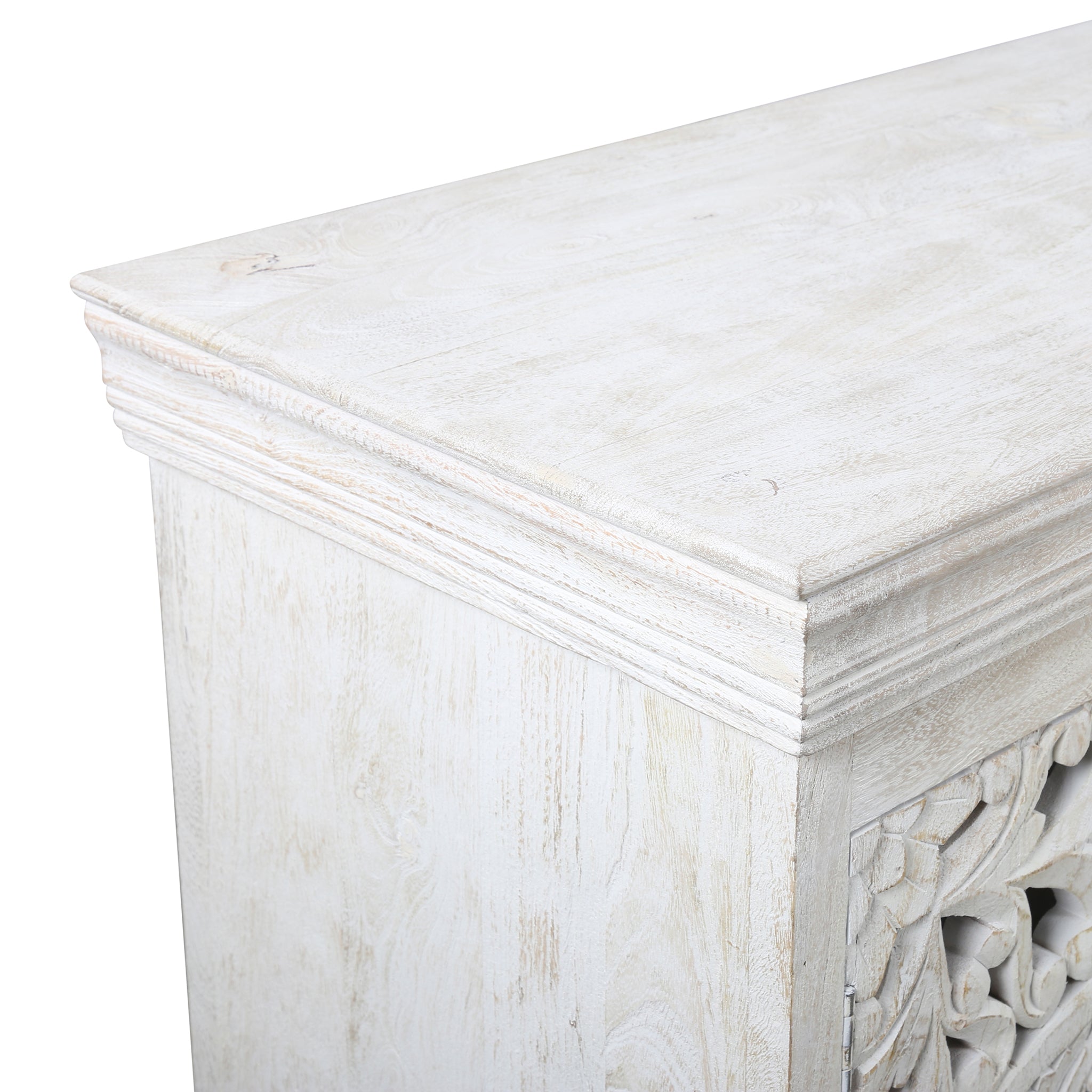 Anjula Carved Wood Sideboard