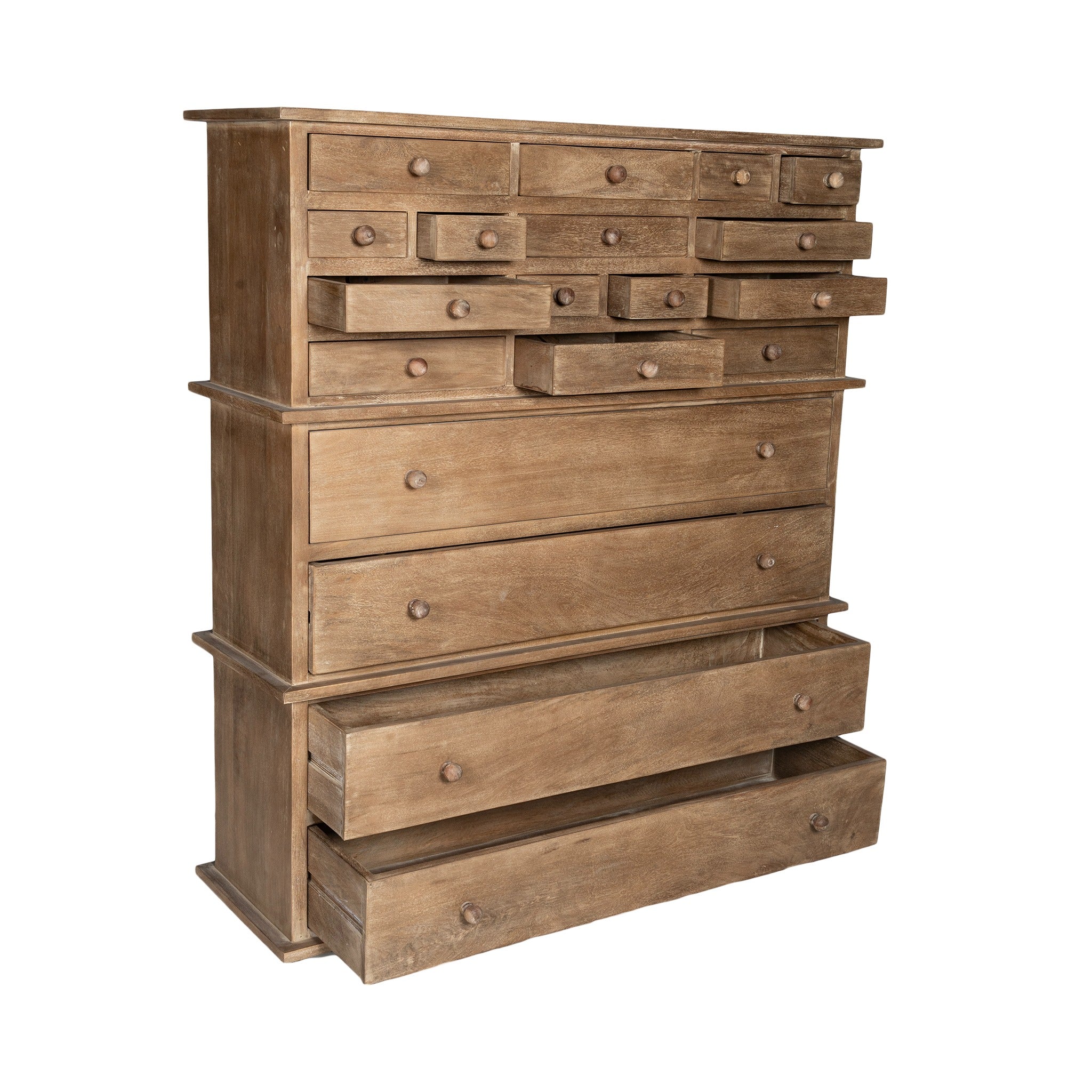 Carrington 19 Drawer Dresser Mango Wood Storage | Wisteria Carrington 19 Drawer Dresser Mango Wood Storage | Wisteria
