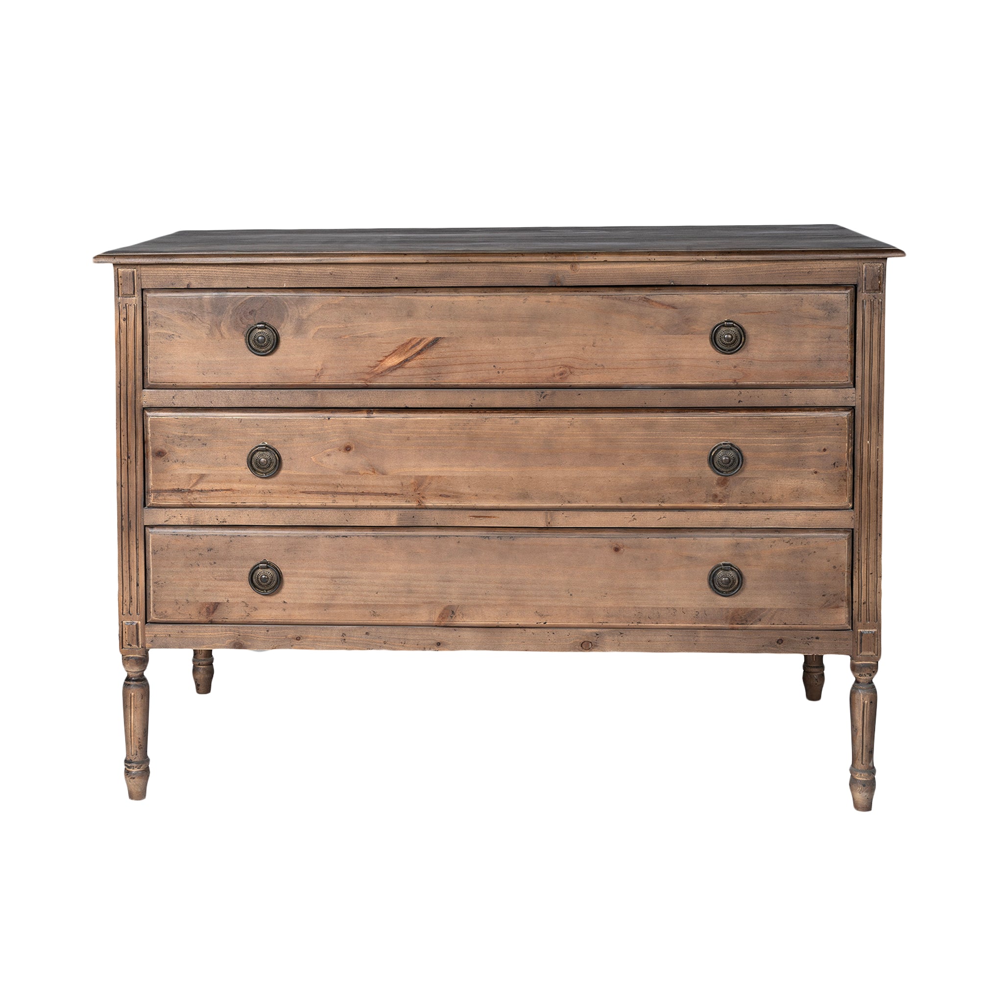 Harrisburg Solid Wood 3 Drawer Dresser