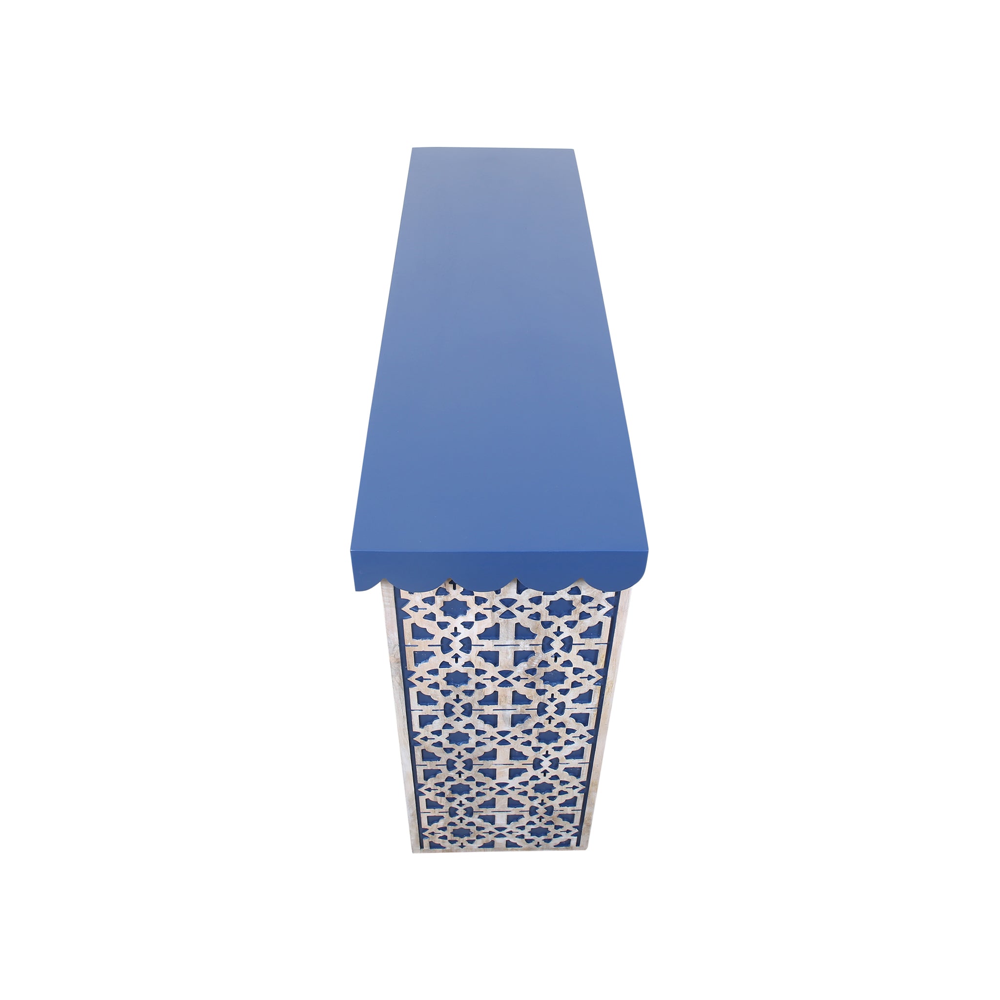 Samirah Carved Wood Console - Wisteria