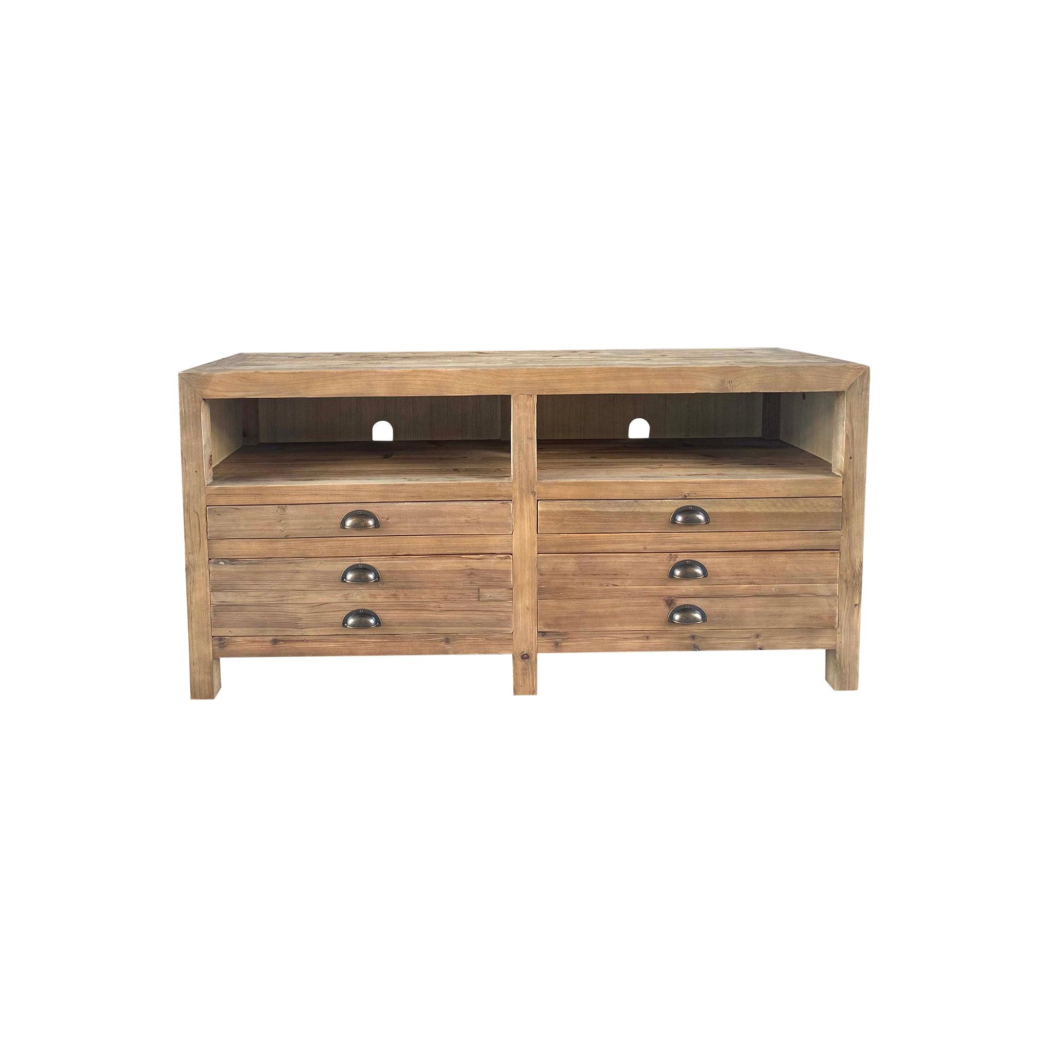 Reclaimed Wood Console - Two Column