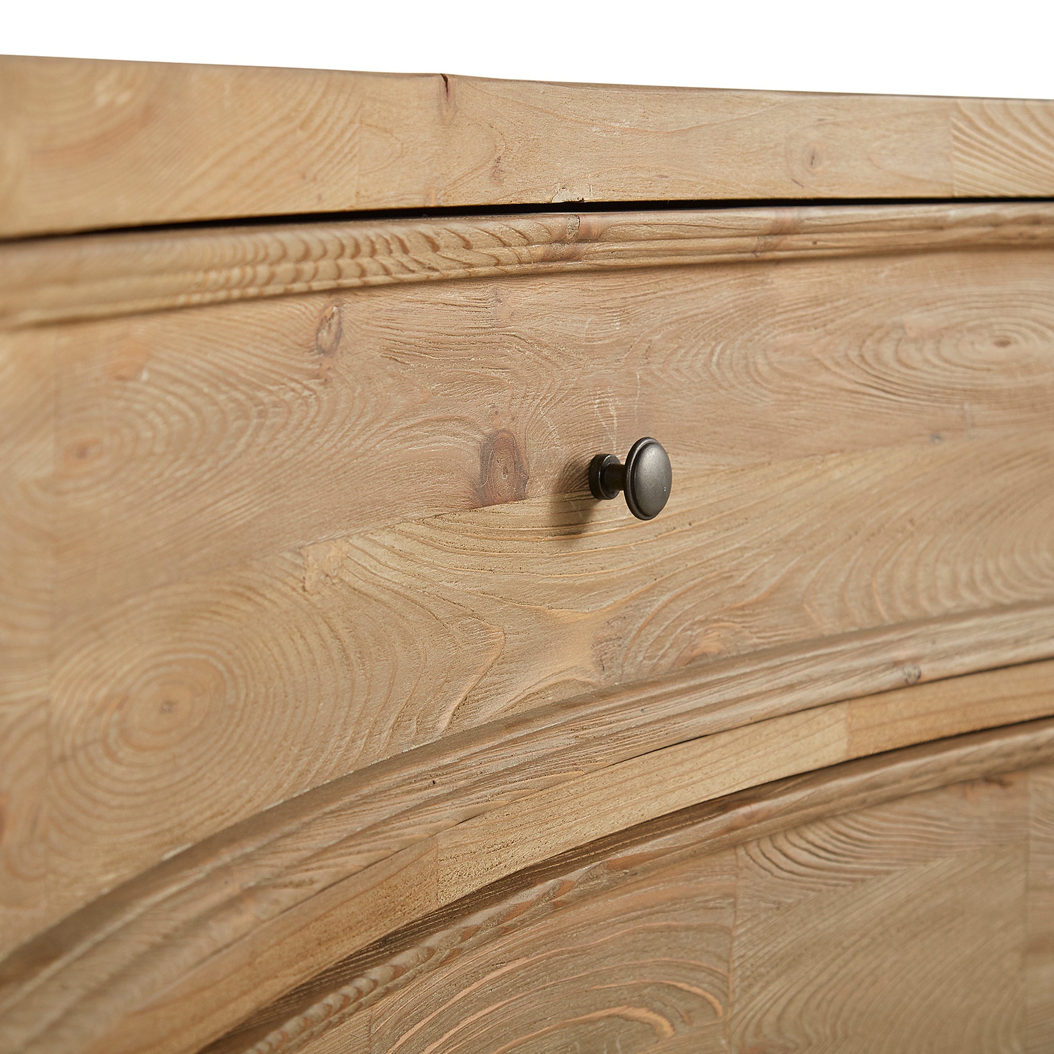 Curved Drawer Double Pine Chest