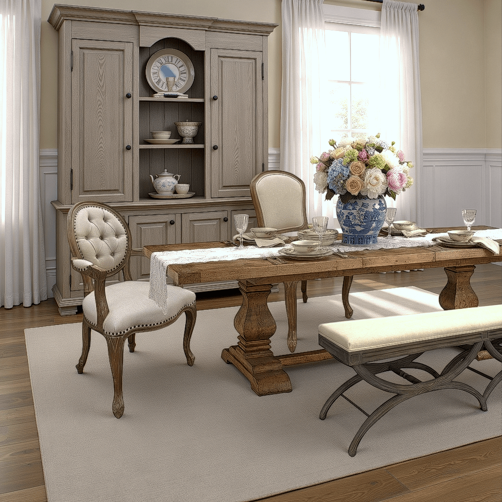Manor House Extension Dining Table - Wisteria