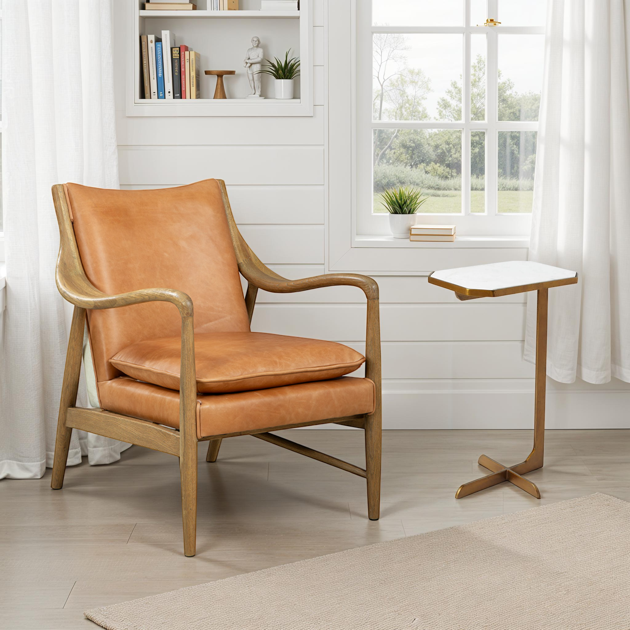 Tavira Leather Arm Chair