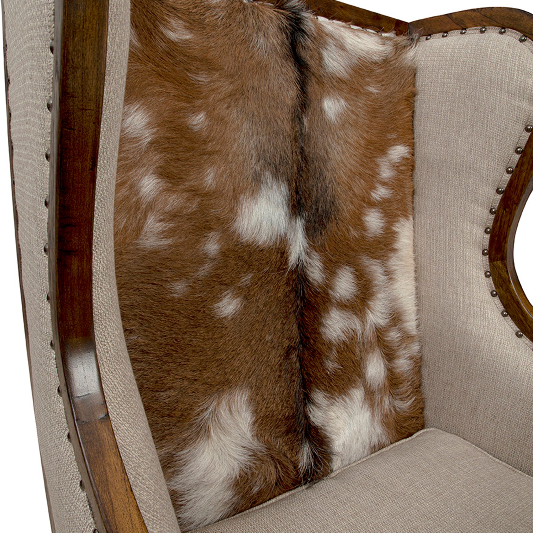 Savanna Hide Wingback Chair