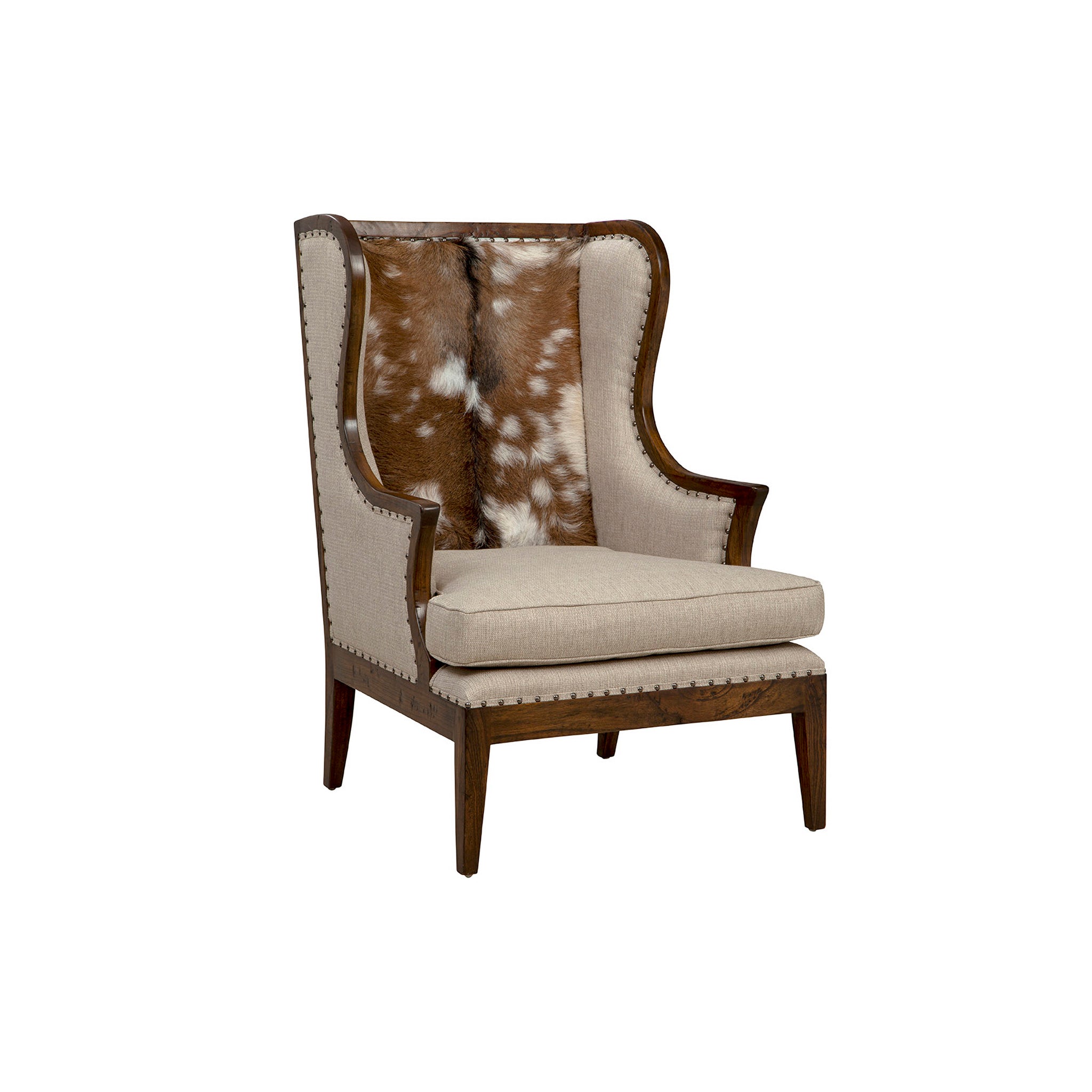 Savanna Hide Wingback Chair