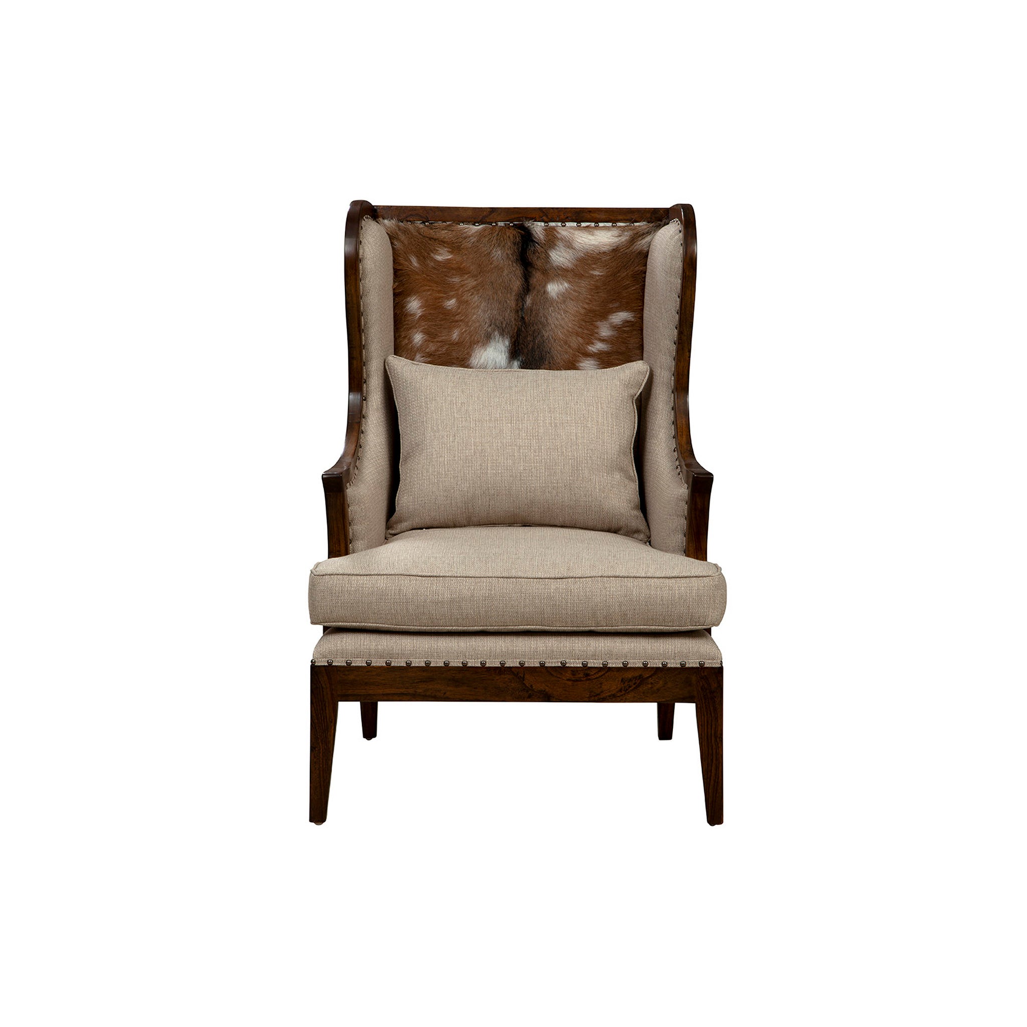 Savanna Hide Wingback Chair