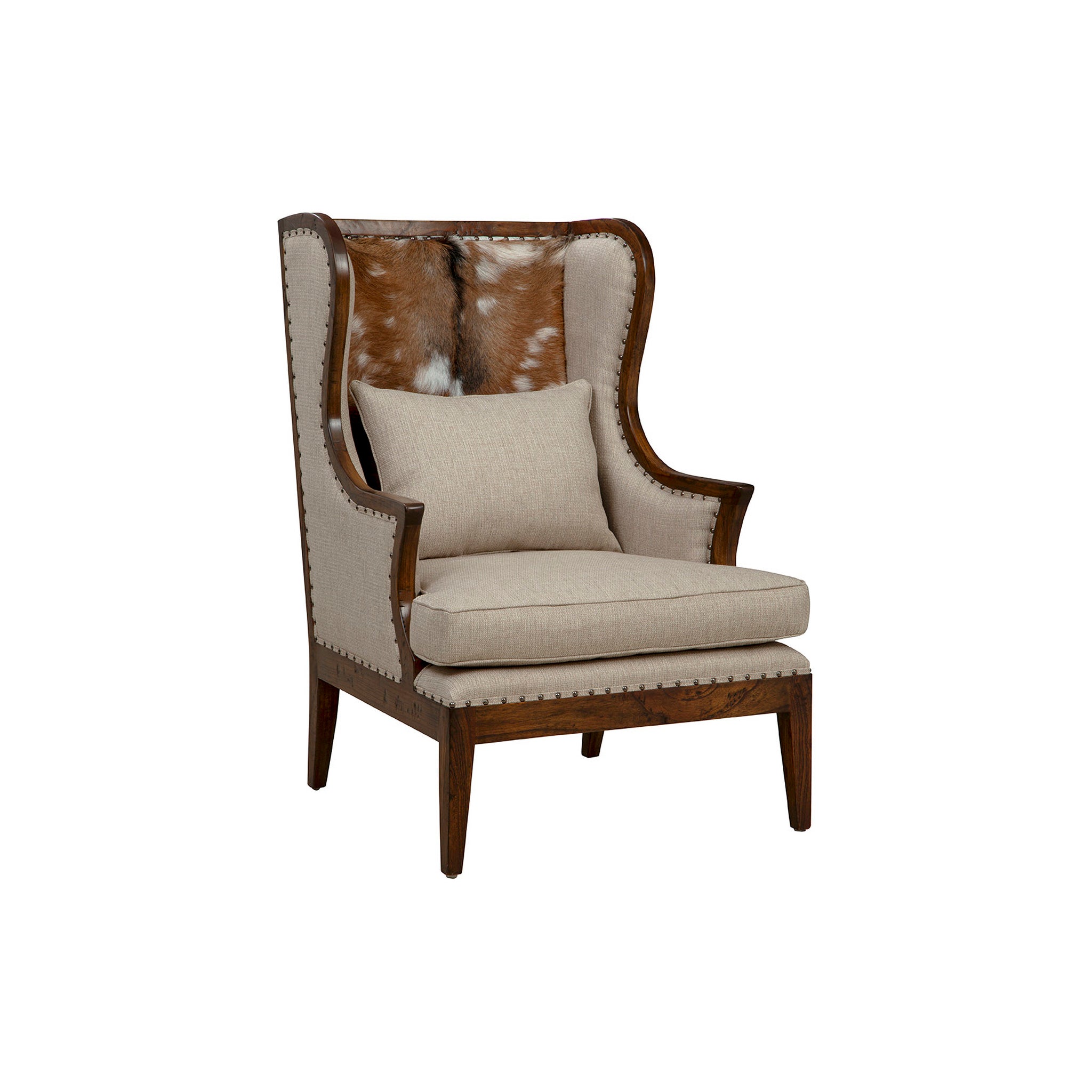 Savanna Hide Wingback Chair