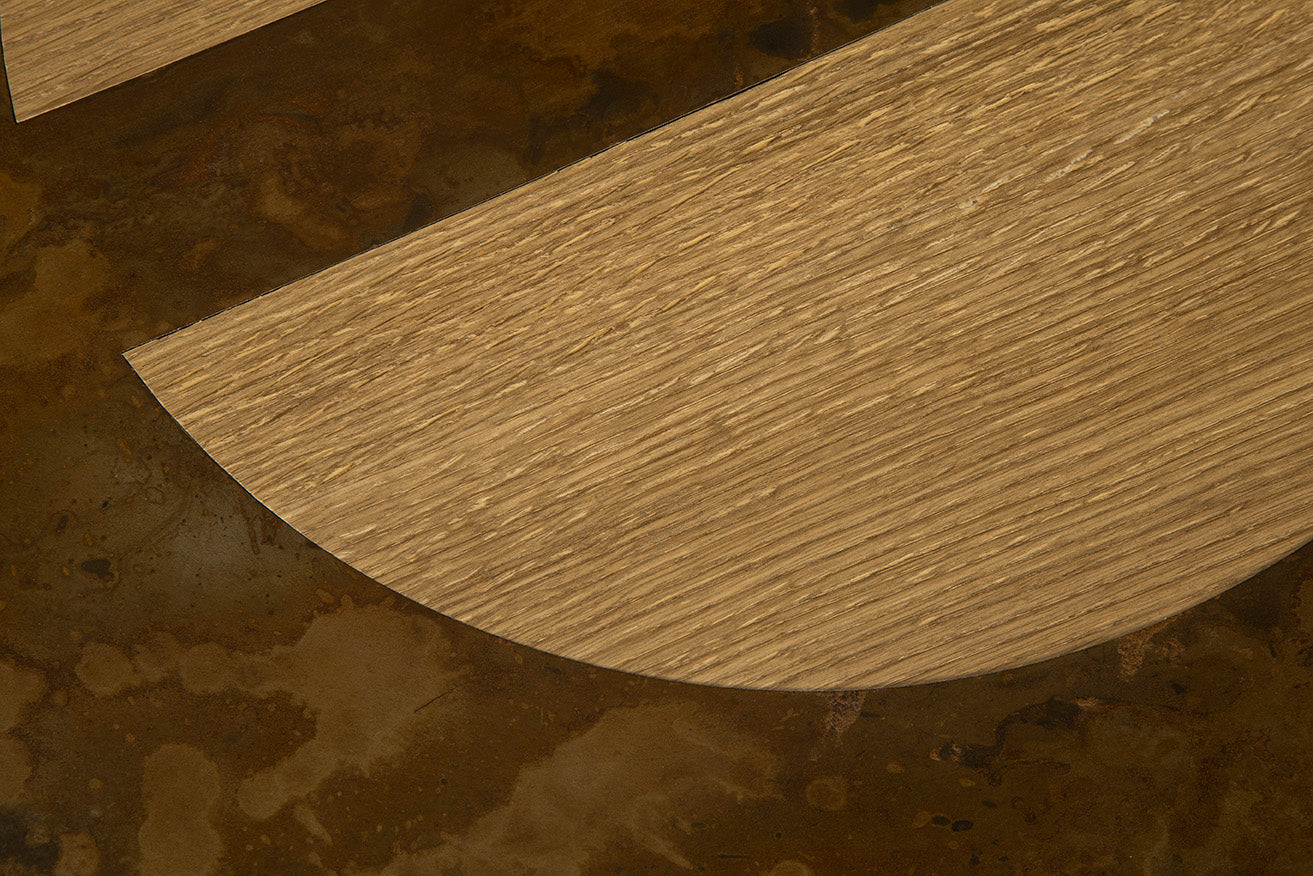 Samara Brass Inlay Coffee Table