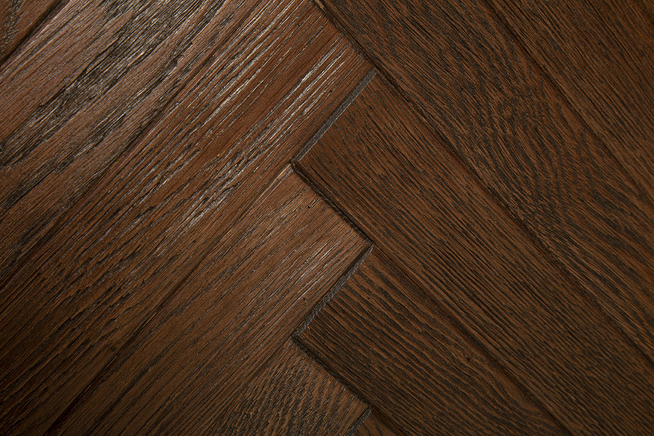 Dublin Herringbone Wood Sideboard