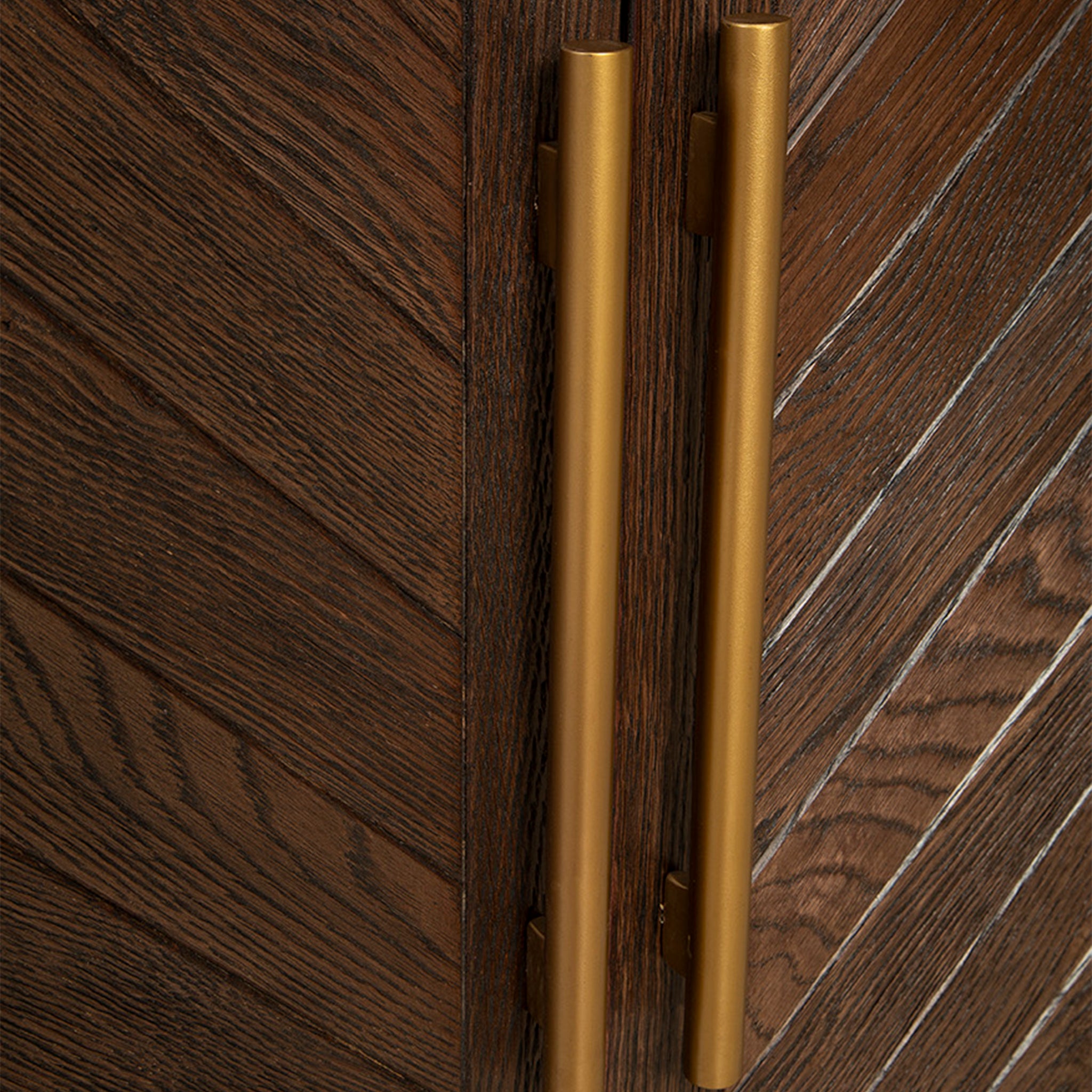 Dublin Herringbone Wood Sideboard