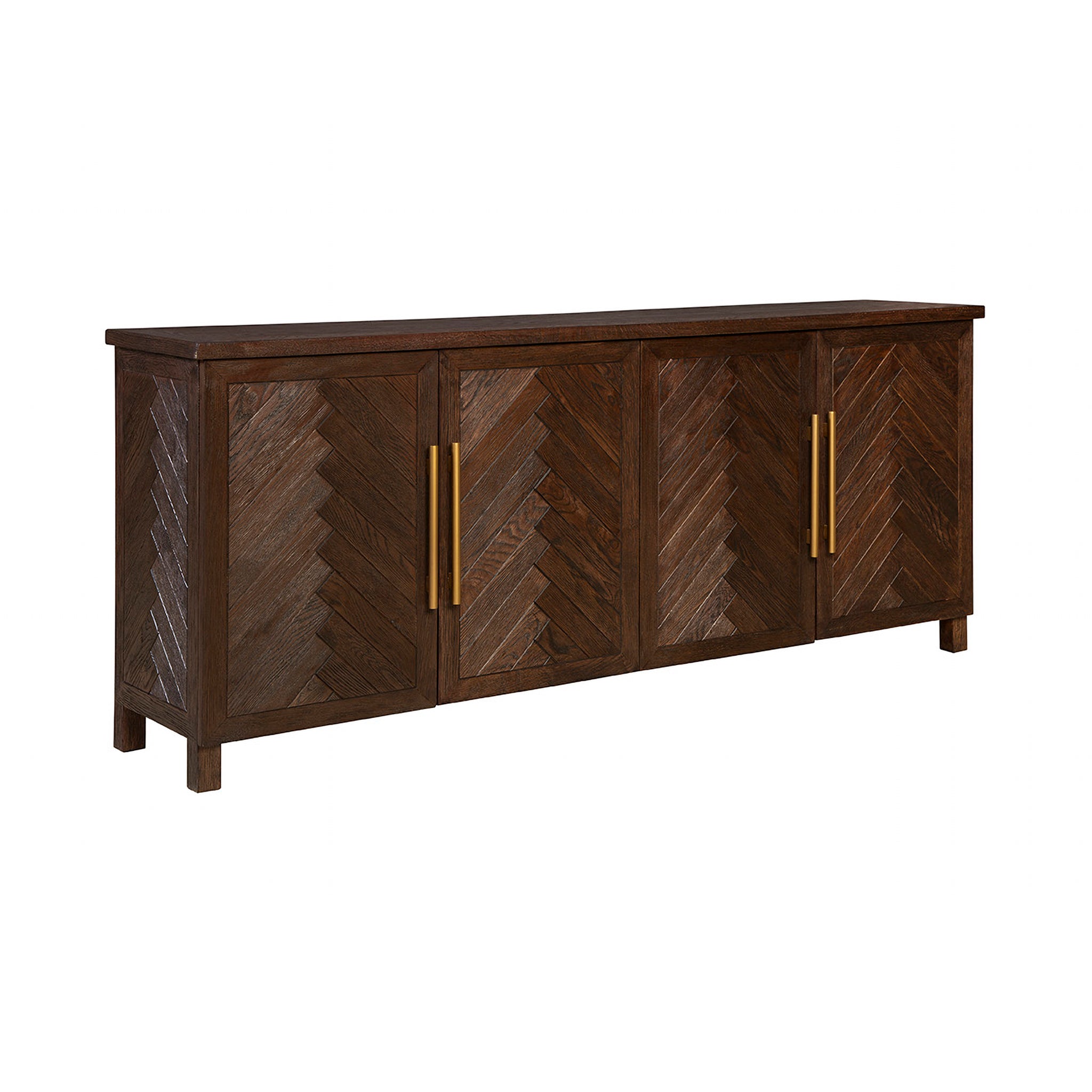 Dublin Herringbone Wood Sideboard