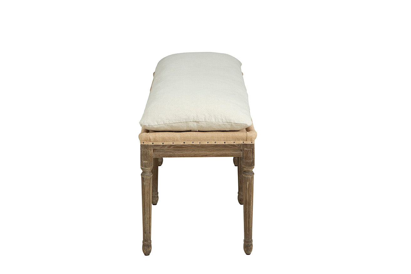 Avignon Linen Bench