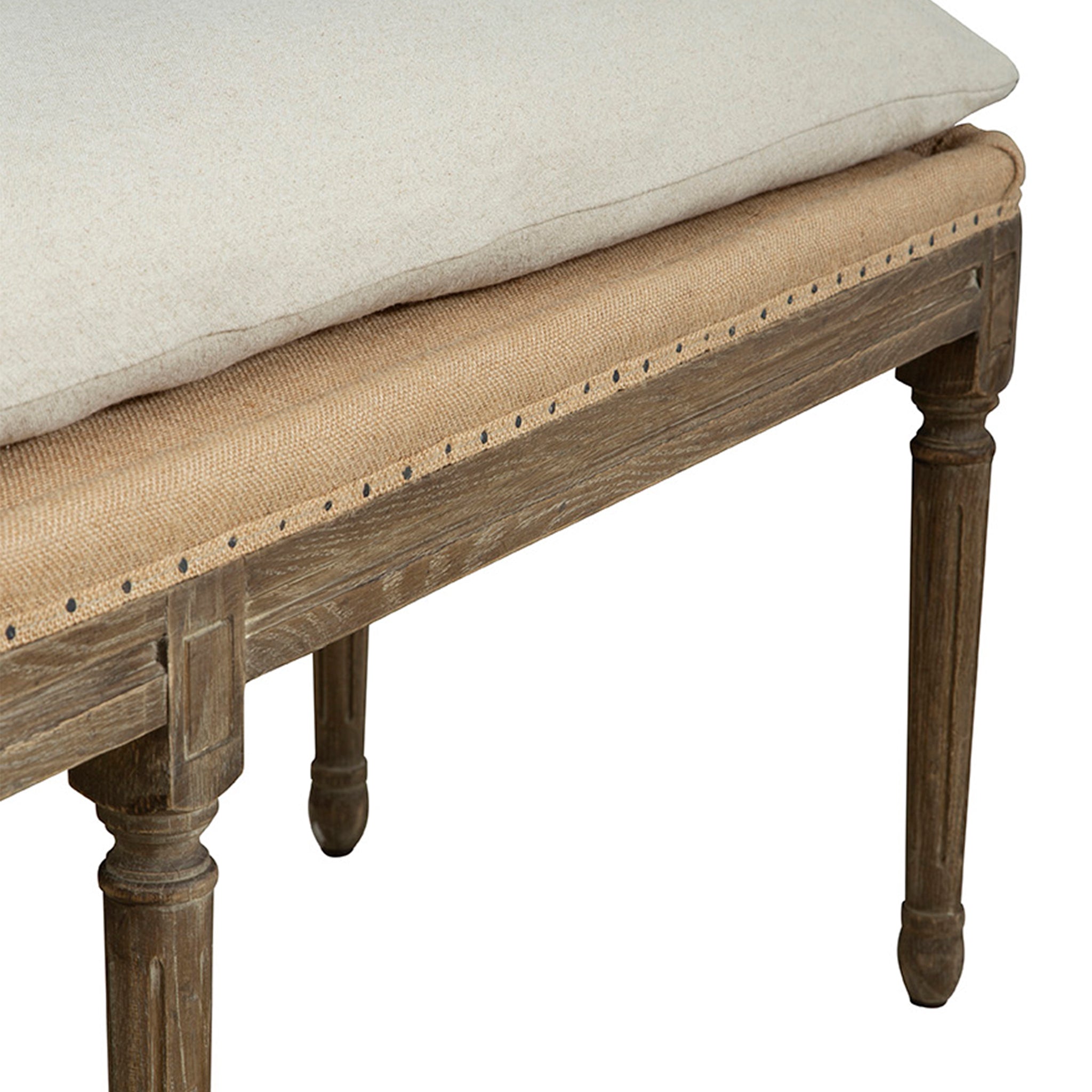 Avignon Linen Bench