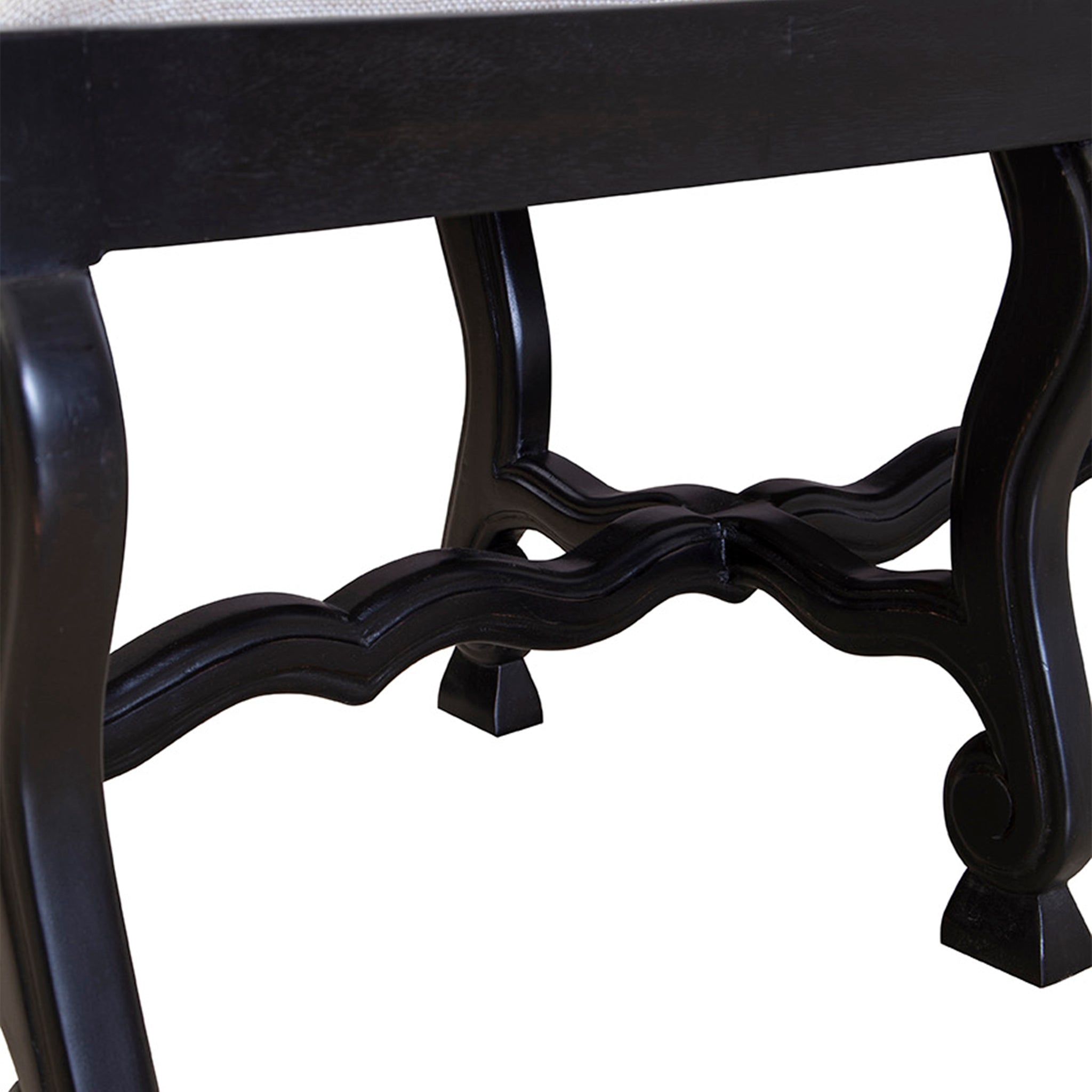 Mohr Carved Wood Bench