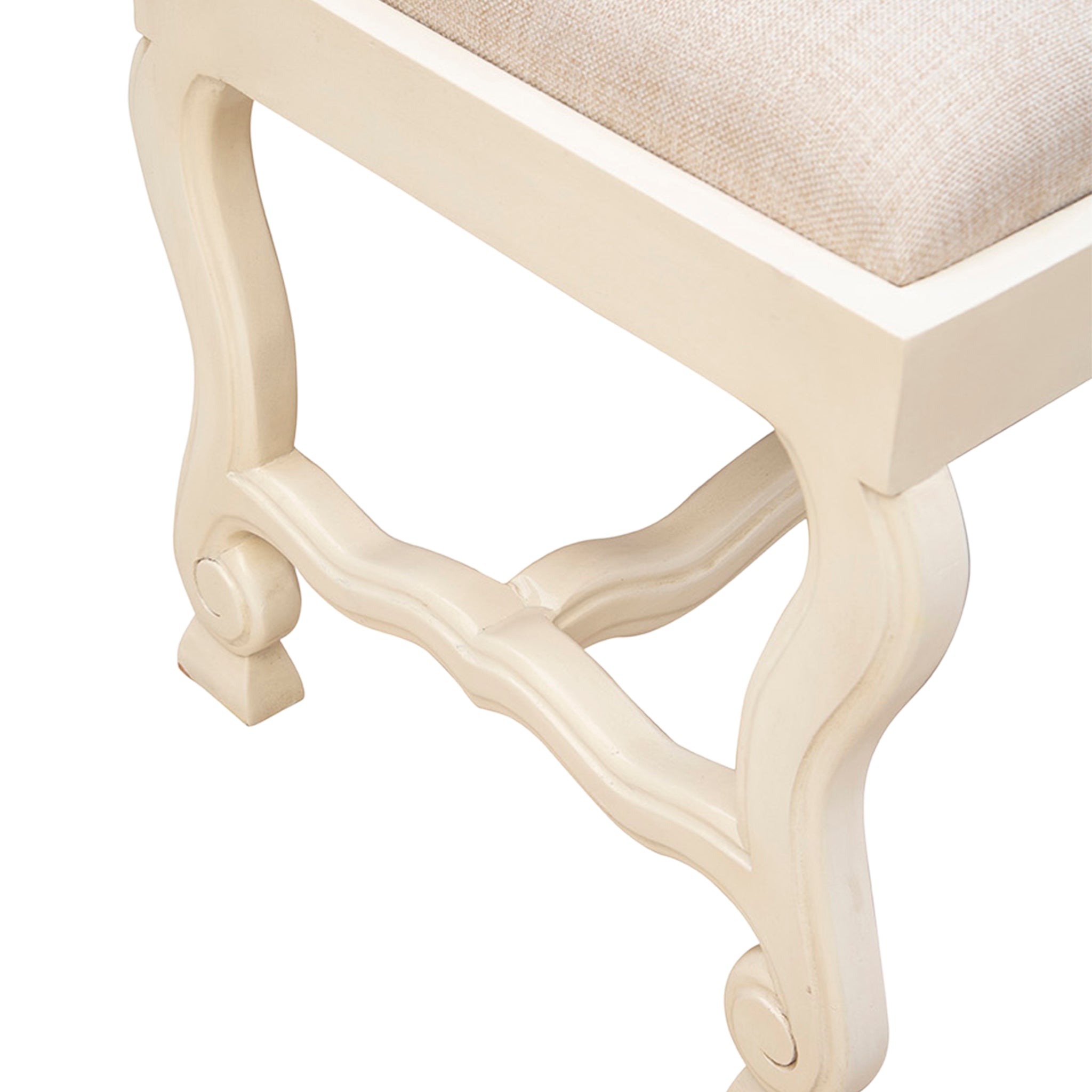 Mohr Carved Wood Bench