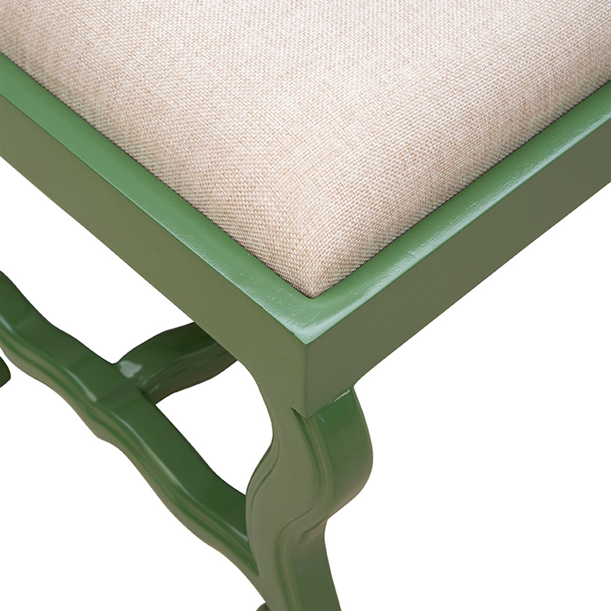 Mohr Carved Wood Bench