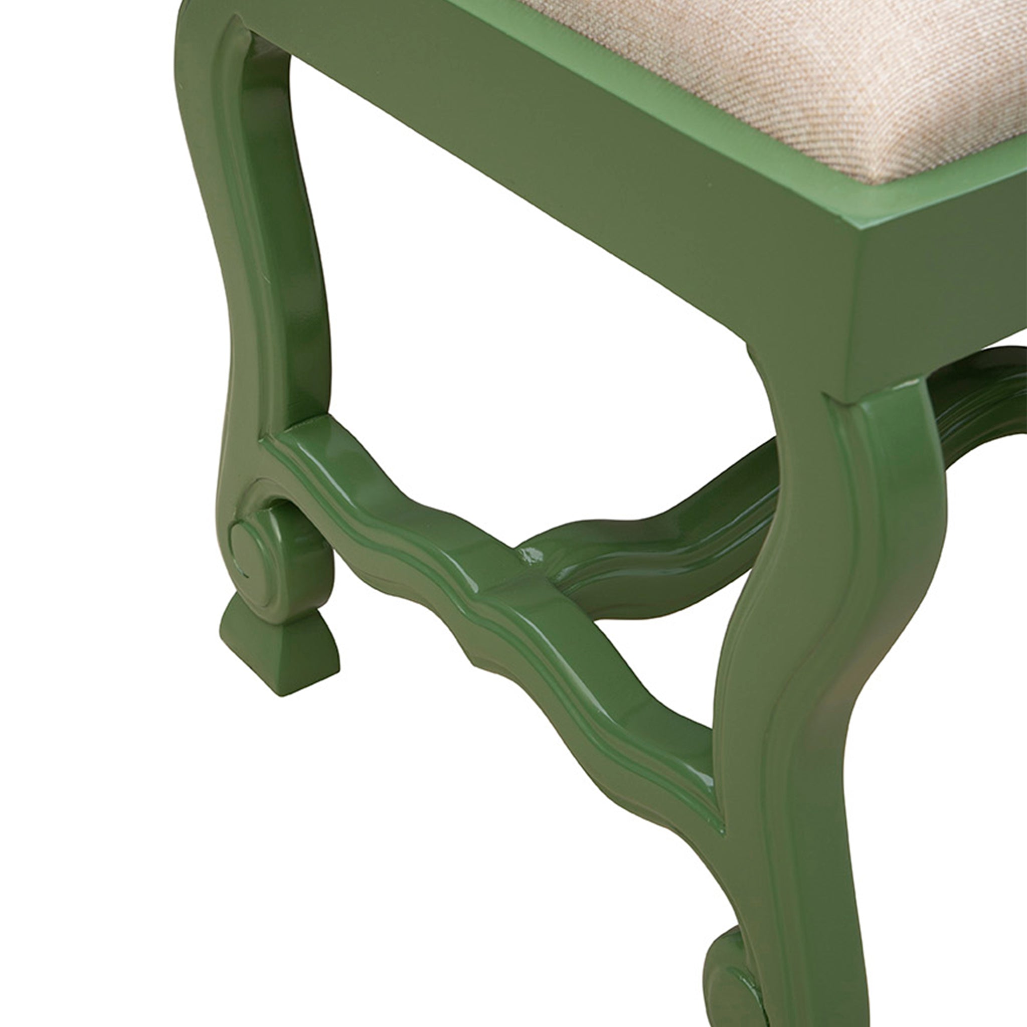 Mohr Carved Wood Bench