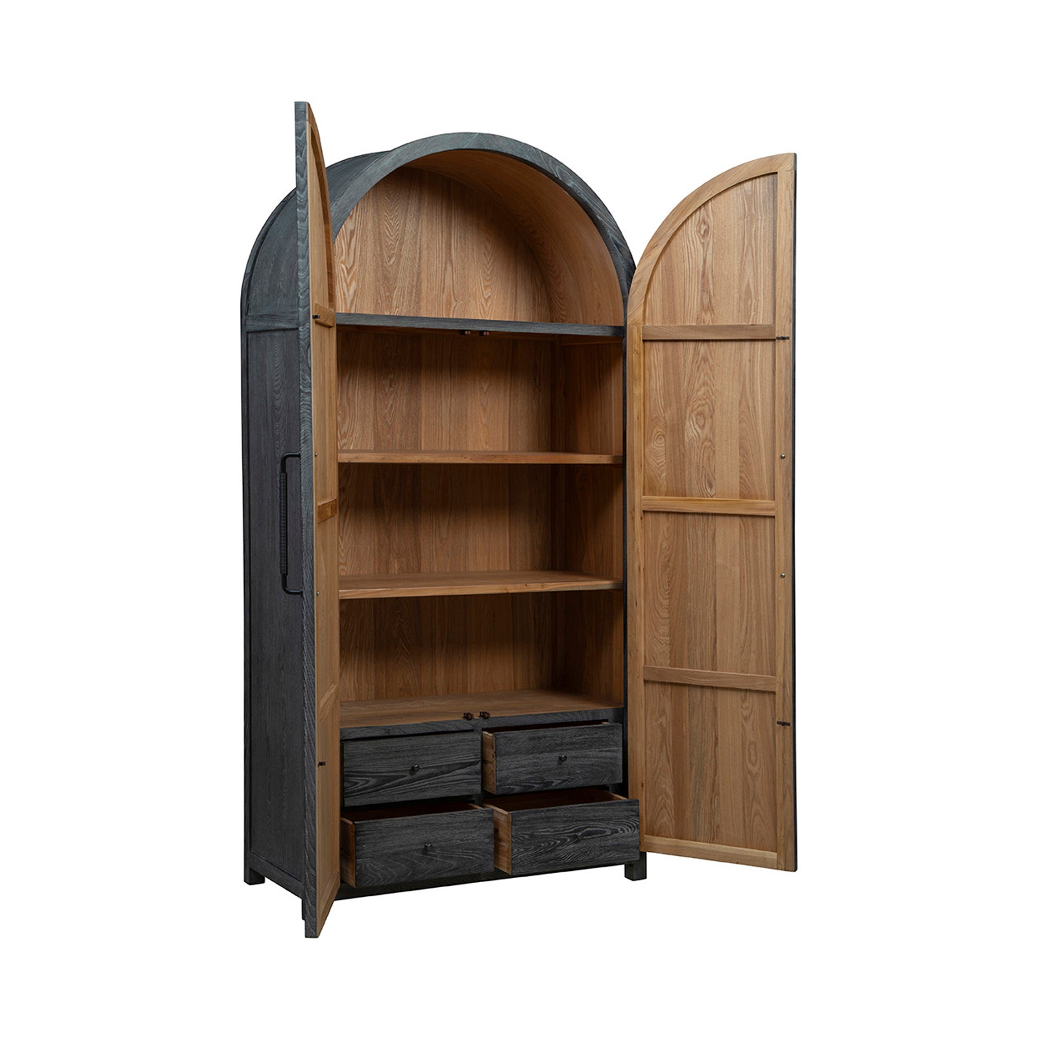 Columba Rattan Arched Cabinet