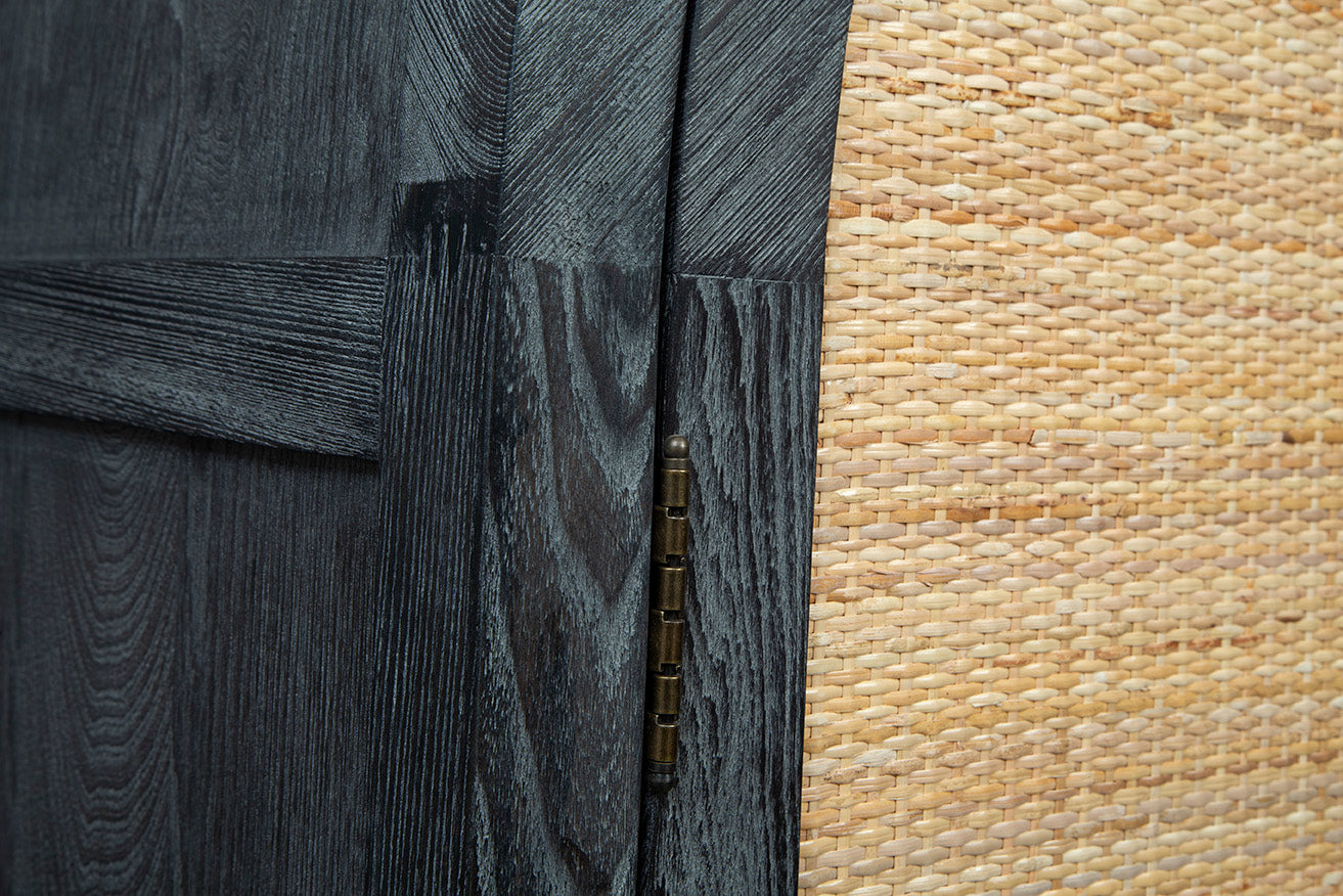 Columba Rattan Arched Cabinet