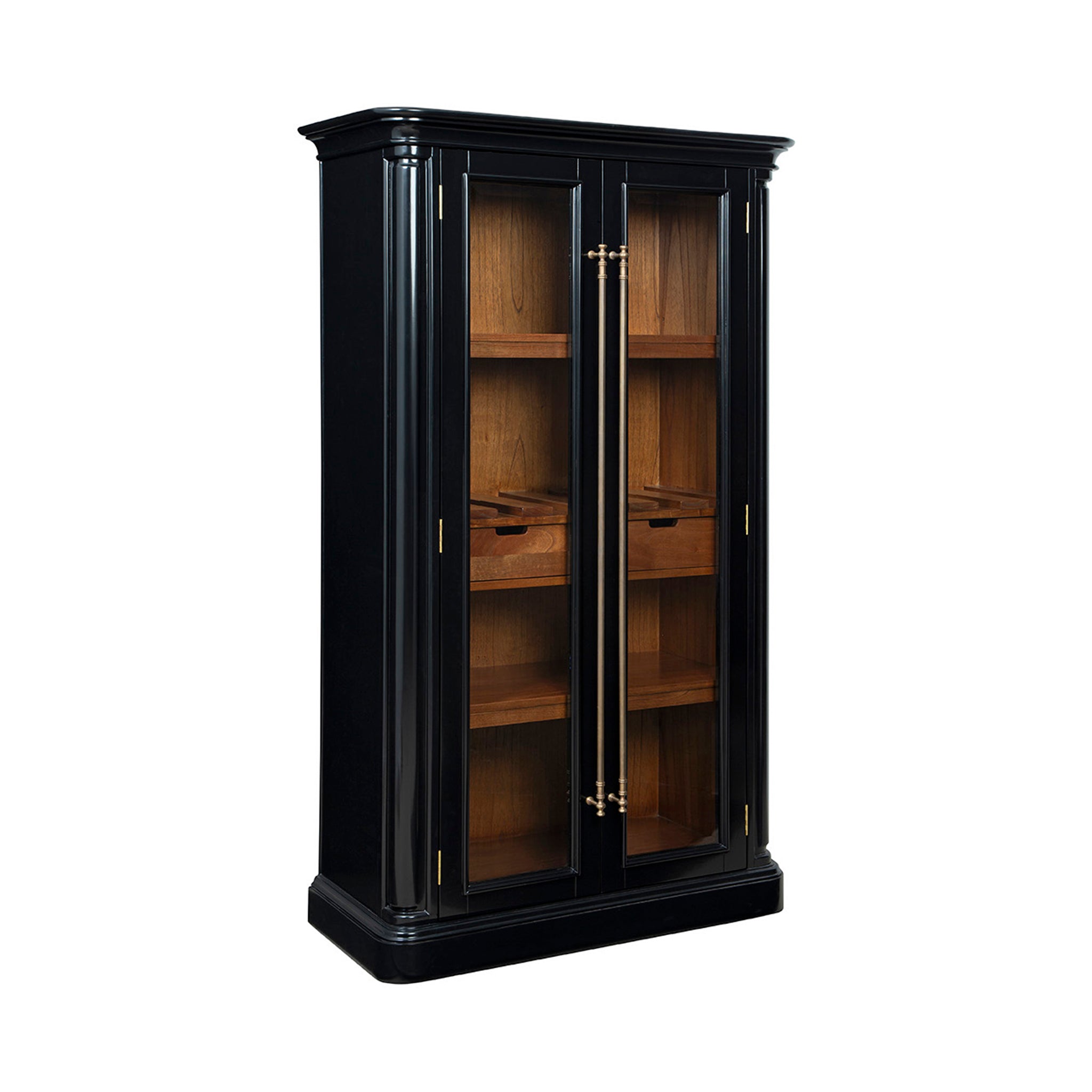 Rockfleet Glass Front Cabinet