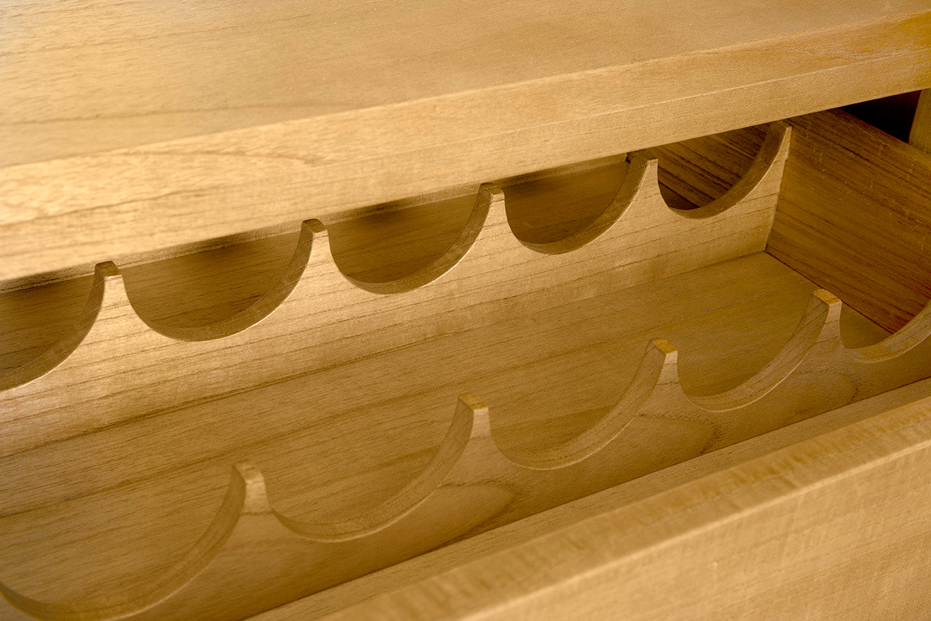 Aiden Distressed Wood Cabinet