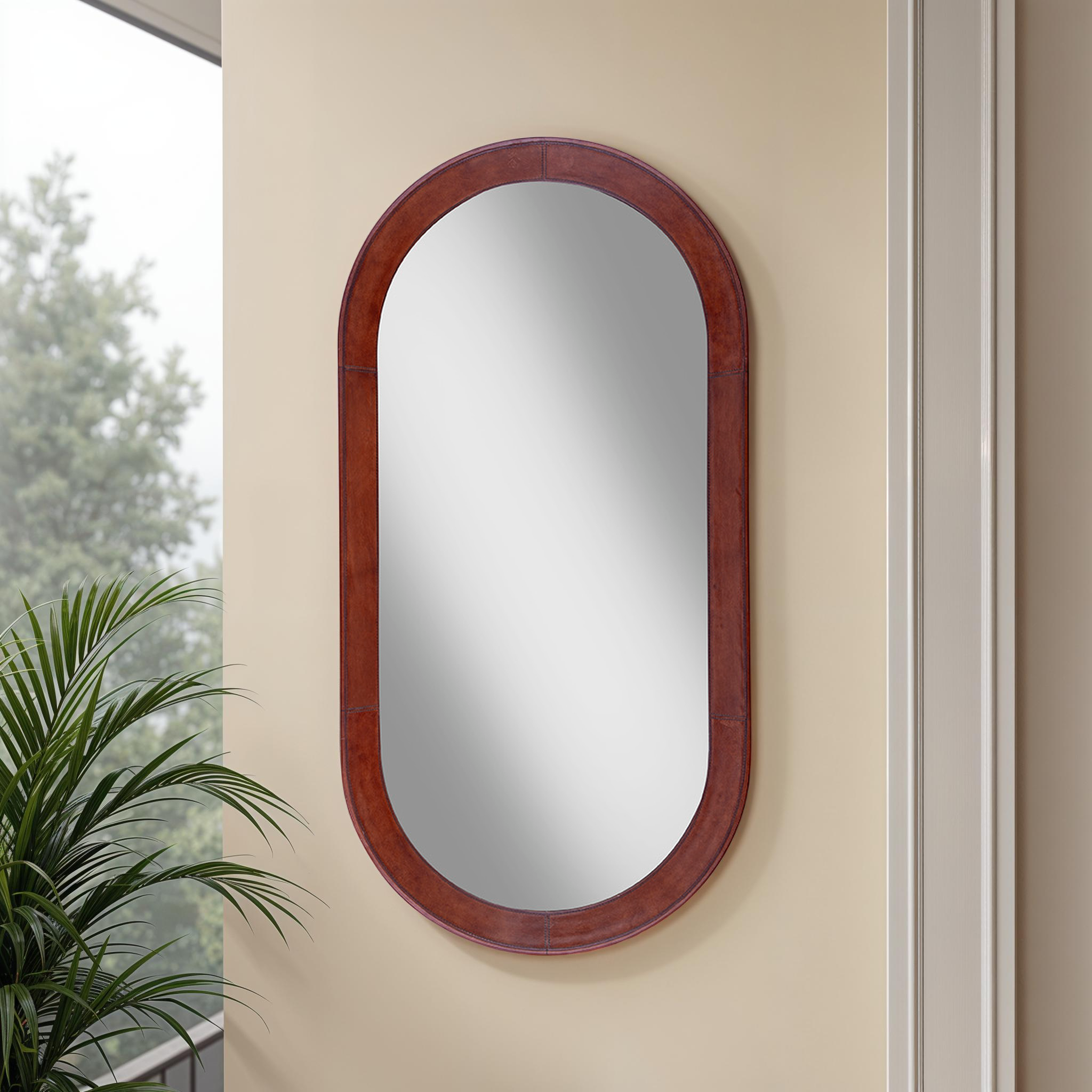 Valencia Leather Frame Mirror