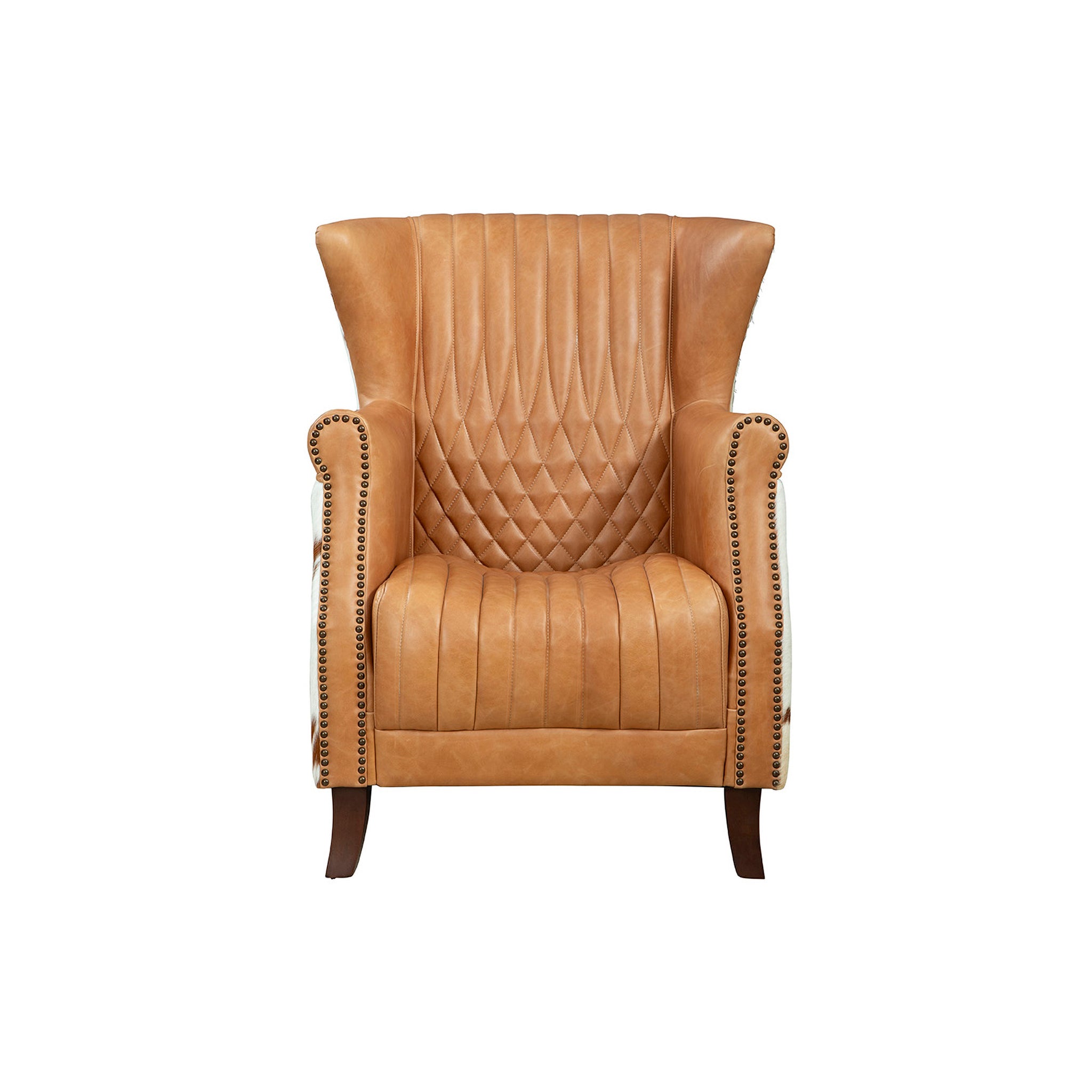 Amarillo Leather Hide Armchair